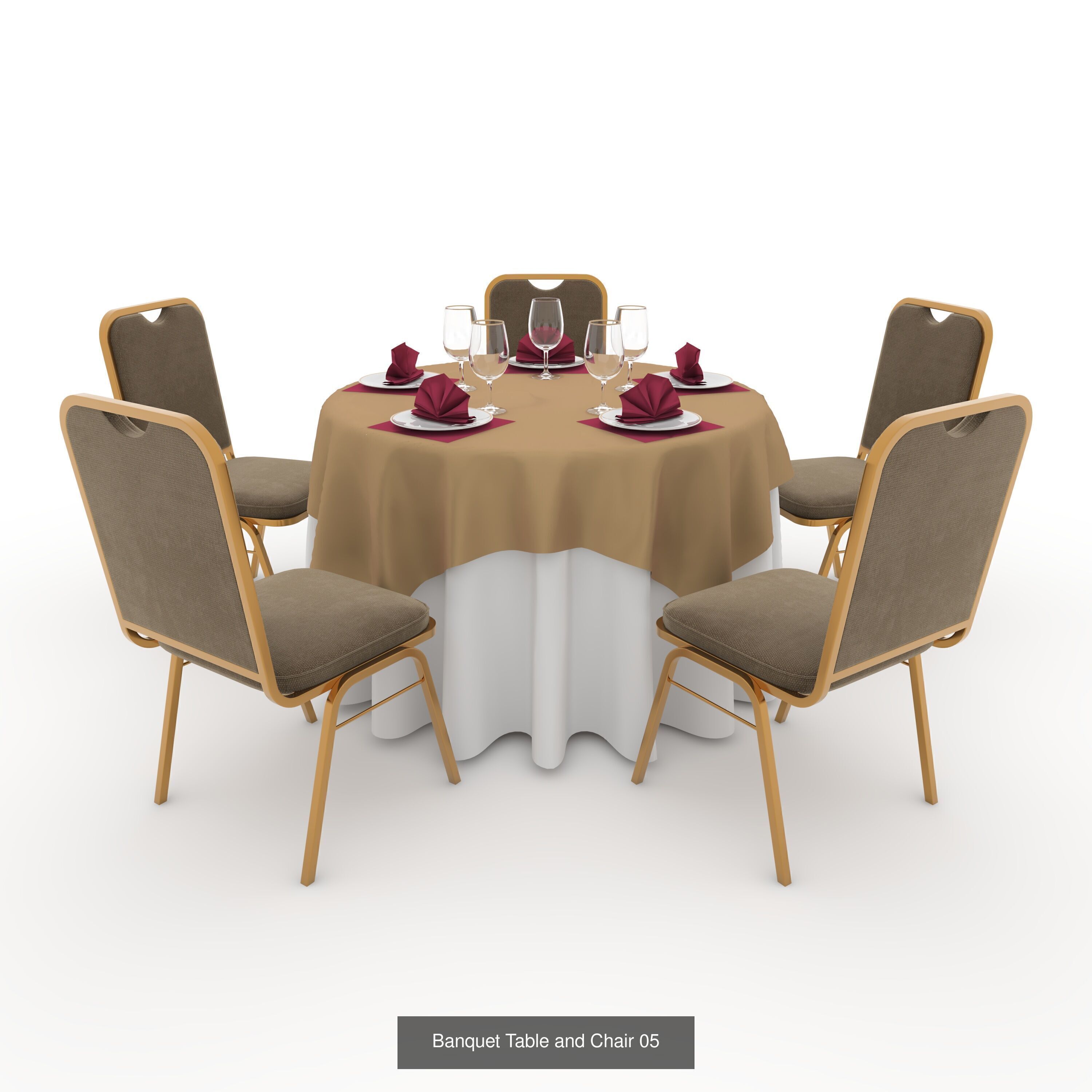 Collection Banquet Table and Chair 02 _2