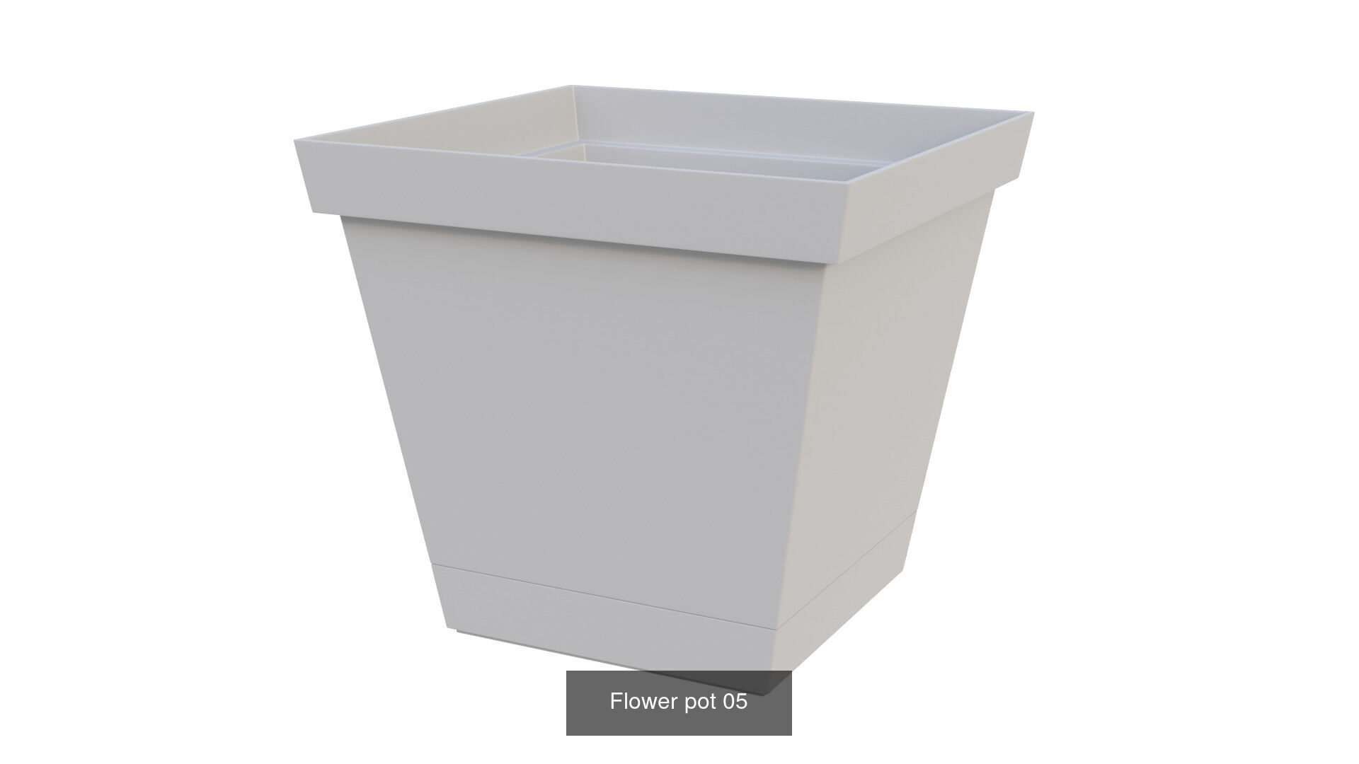 Flower Pot vol 01 3D Model Collection_23