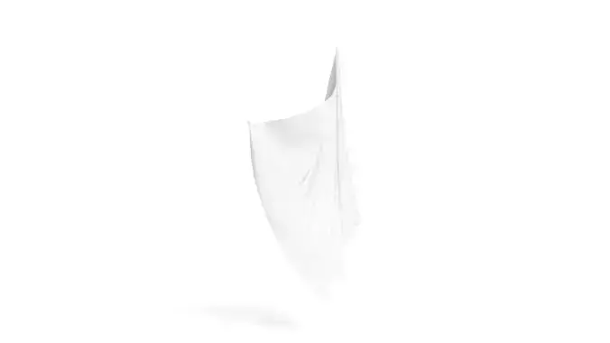 White Fabric 2 Types - wrinkled cotton textile material sheet