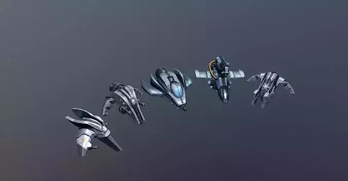 next generation Interstellar Battleship Small Spaceship