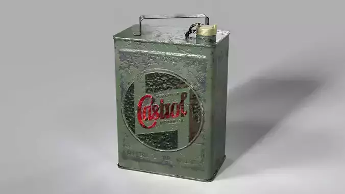  Vintage Castrol Petrol Gas Fuel Can