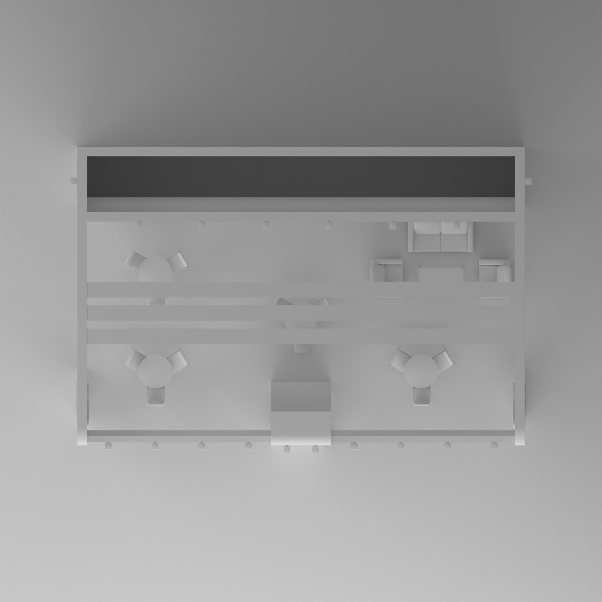 Exhibition stall 0001 20x30x12 Free low-poly 3D model_7