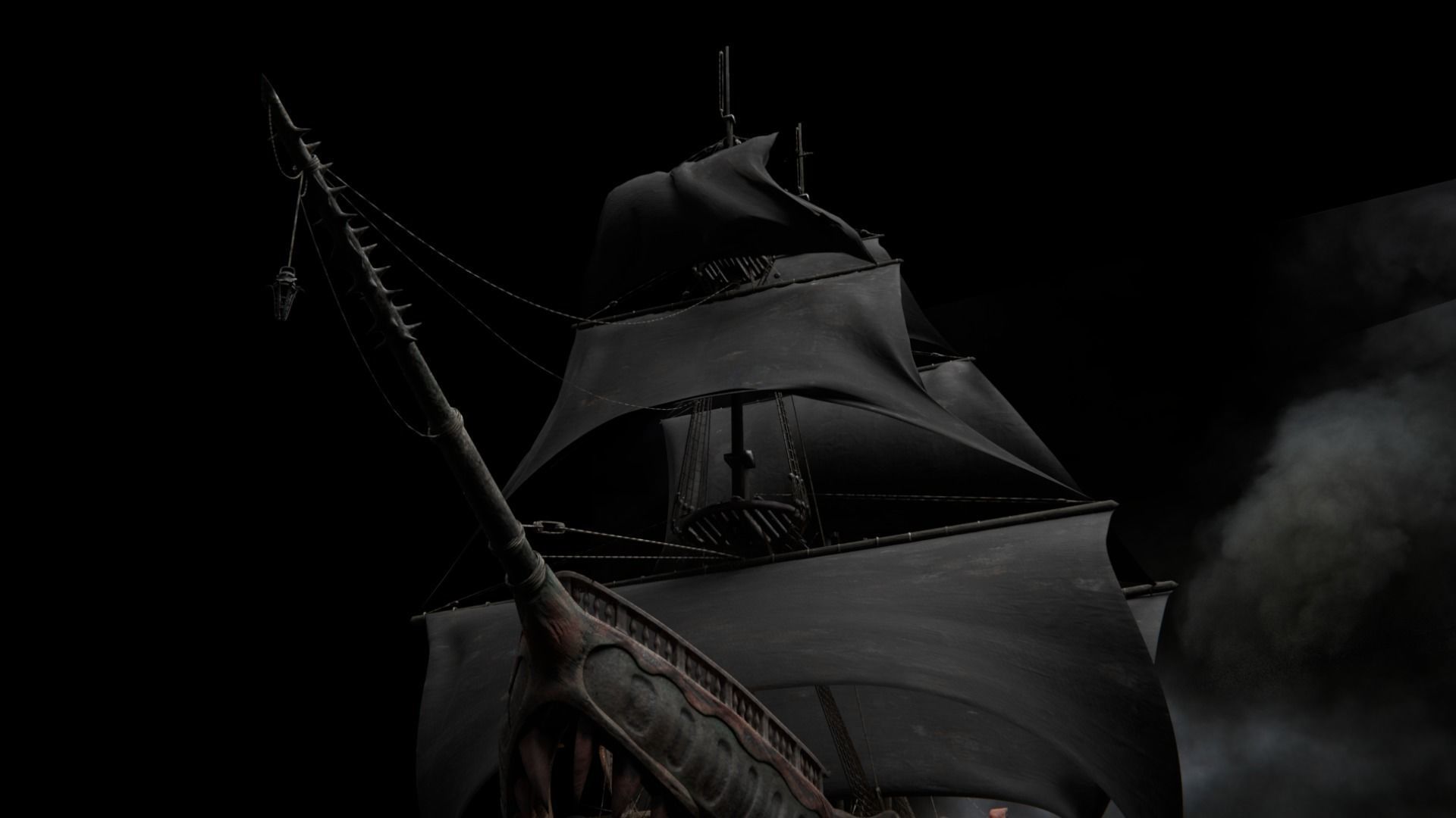 The Deadpool - Sailboat 3D model_6