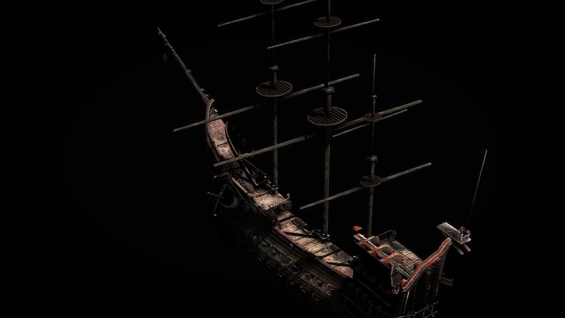 The Deadpool - Sailboat 3D model_17