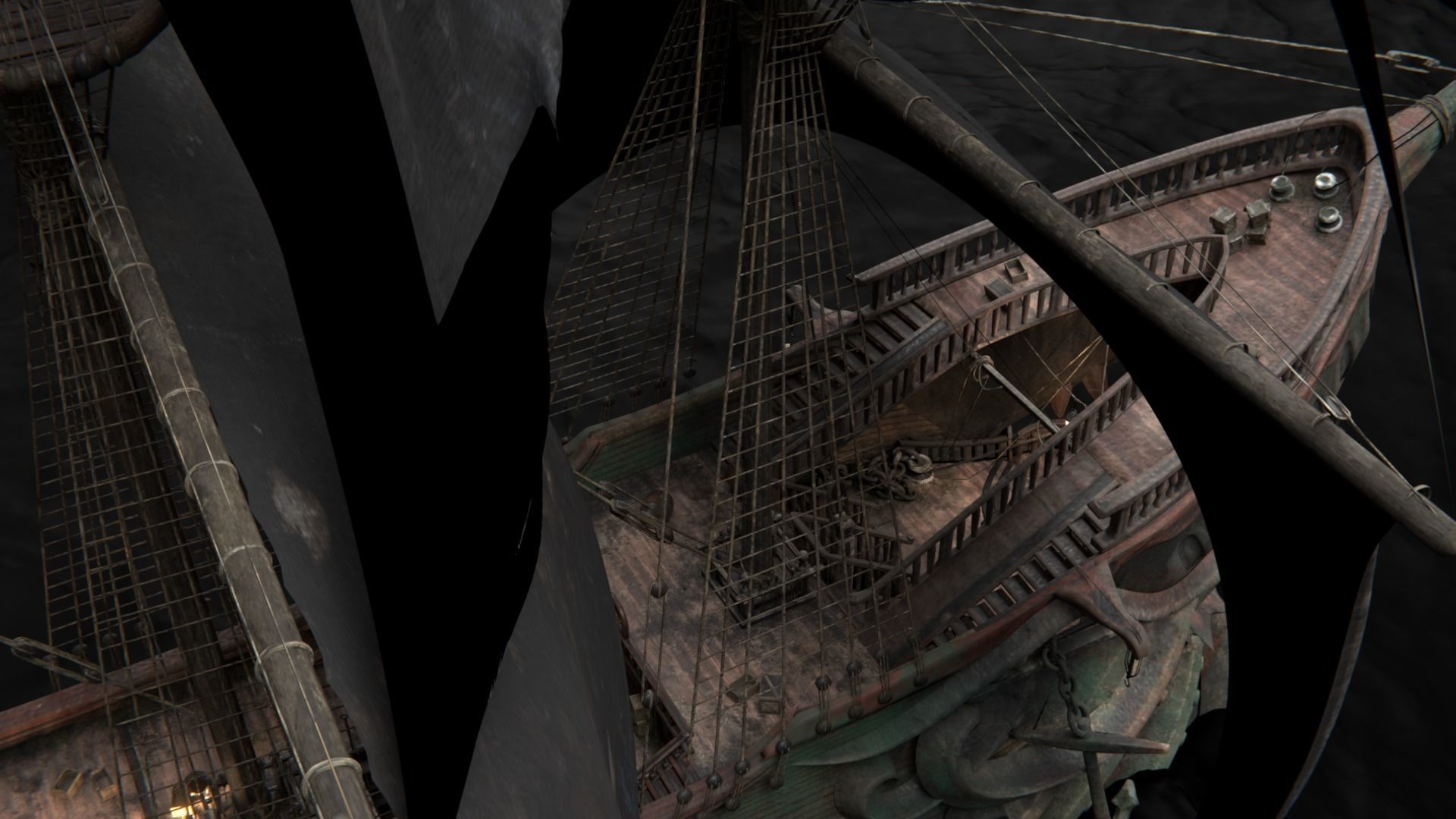 The Deadpool - Sailboat 3D model_8