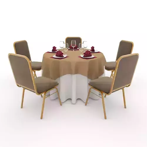 Banquet Table and Chair 07