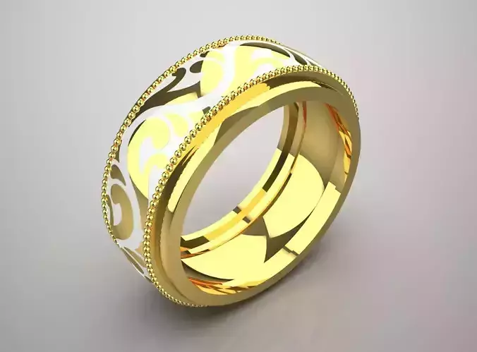 Classic Islamic design ring model gr0004