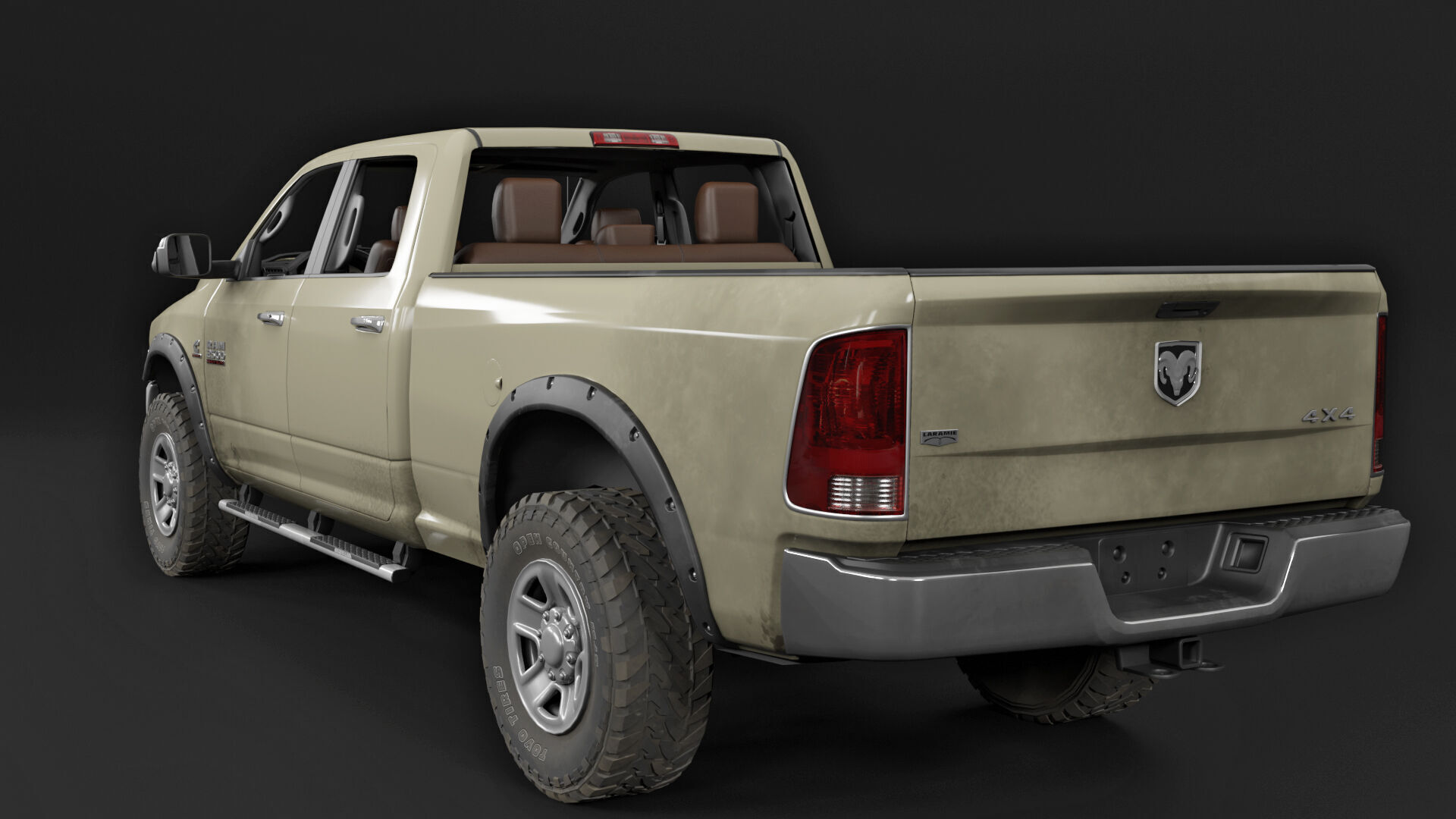 Dodge RAM 2500 Laramie - Complete Model 3D model_22