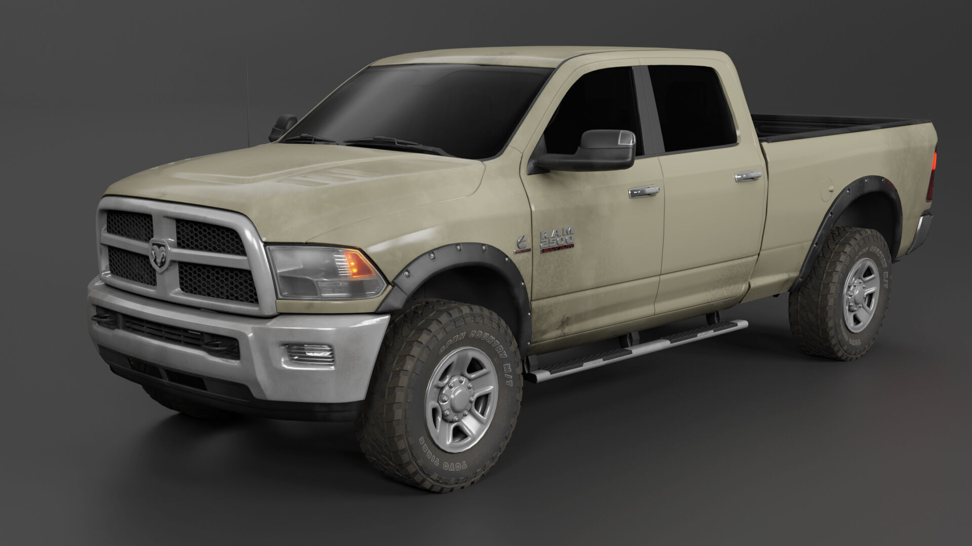Dodge RAM 2500 Laramie - Complete Model 3D model_3
