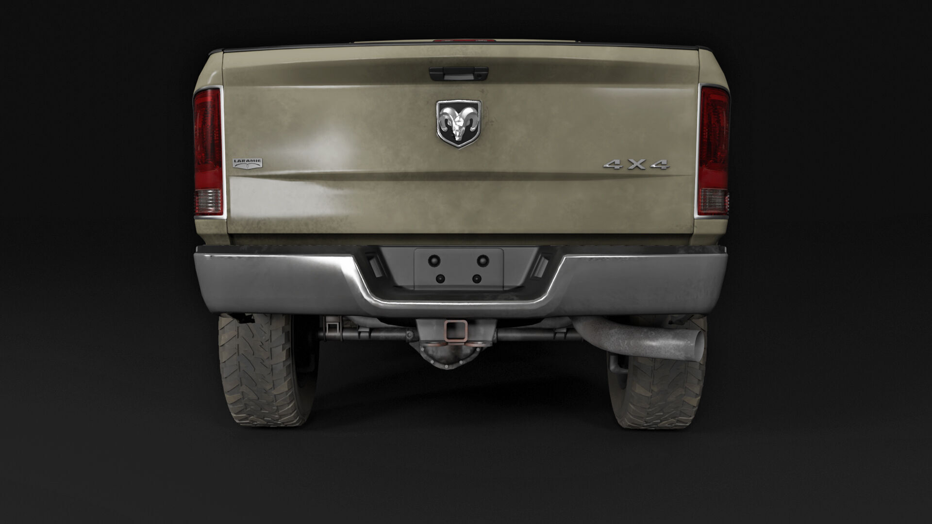 Dodge RAM 2500 Laramie - Complete Model 3D model_11