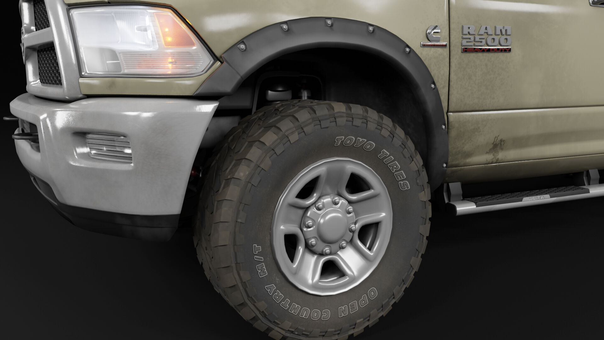 Dodge RAM 2500 Laramie - Complete Model 3D model_24