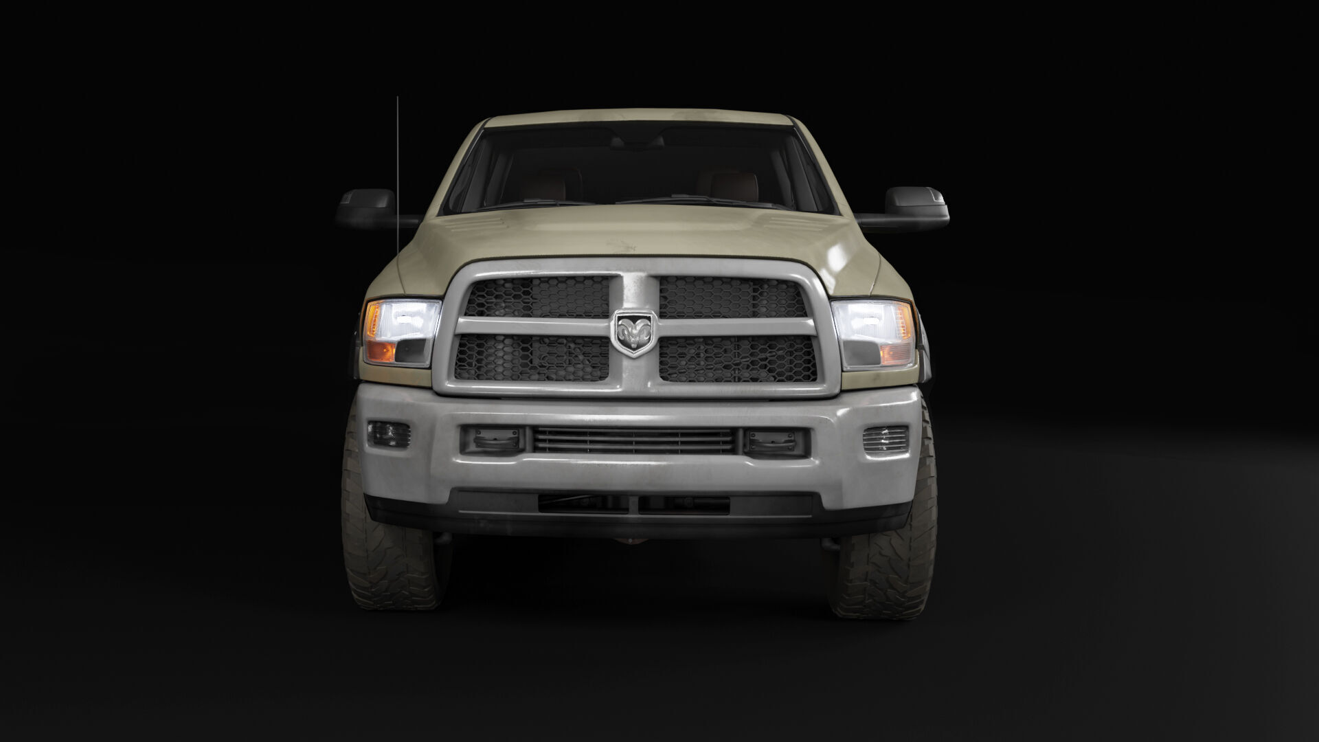 Dodge RAM 2500 Laramie - Complete Model 3D model_23