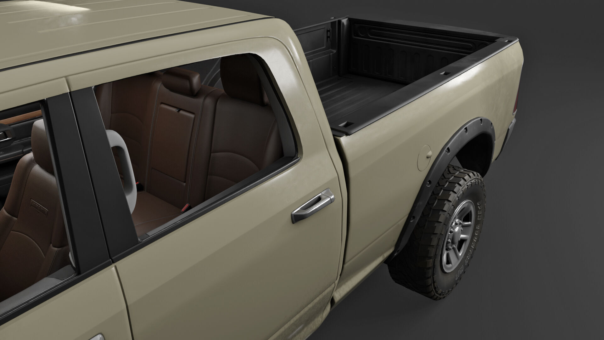 Dodge RAM 2500 Laramie - Complete Model 3D model_28