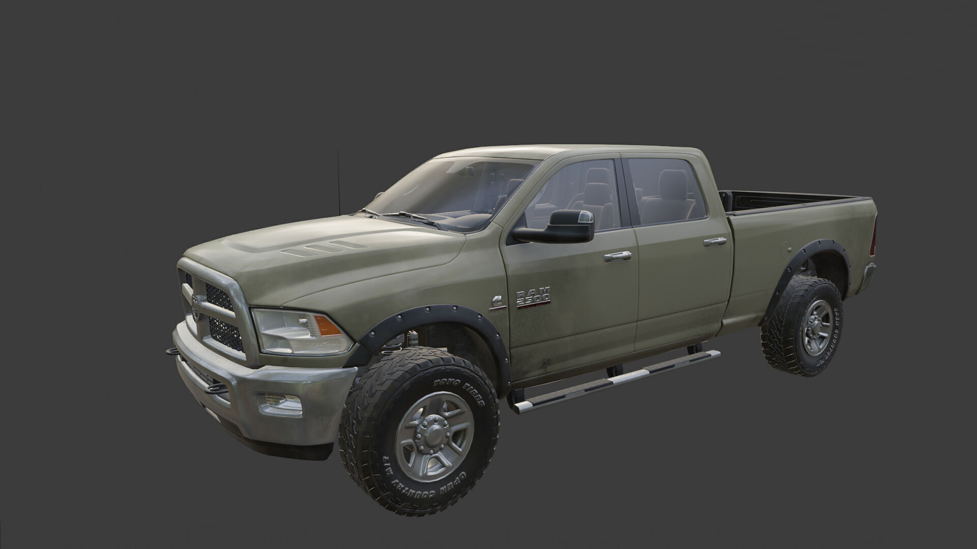 Dodge RAM 2500 Laramie - Complete Model 3D model_33
