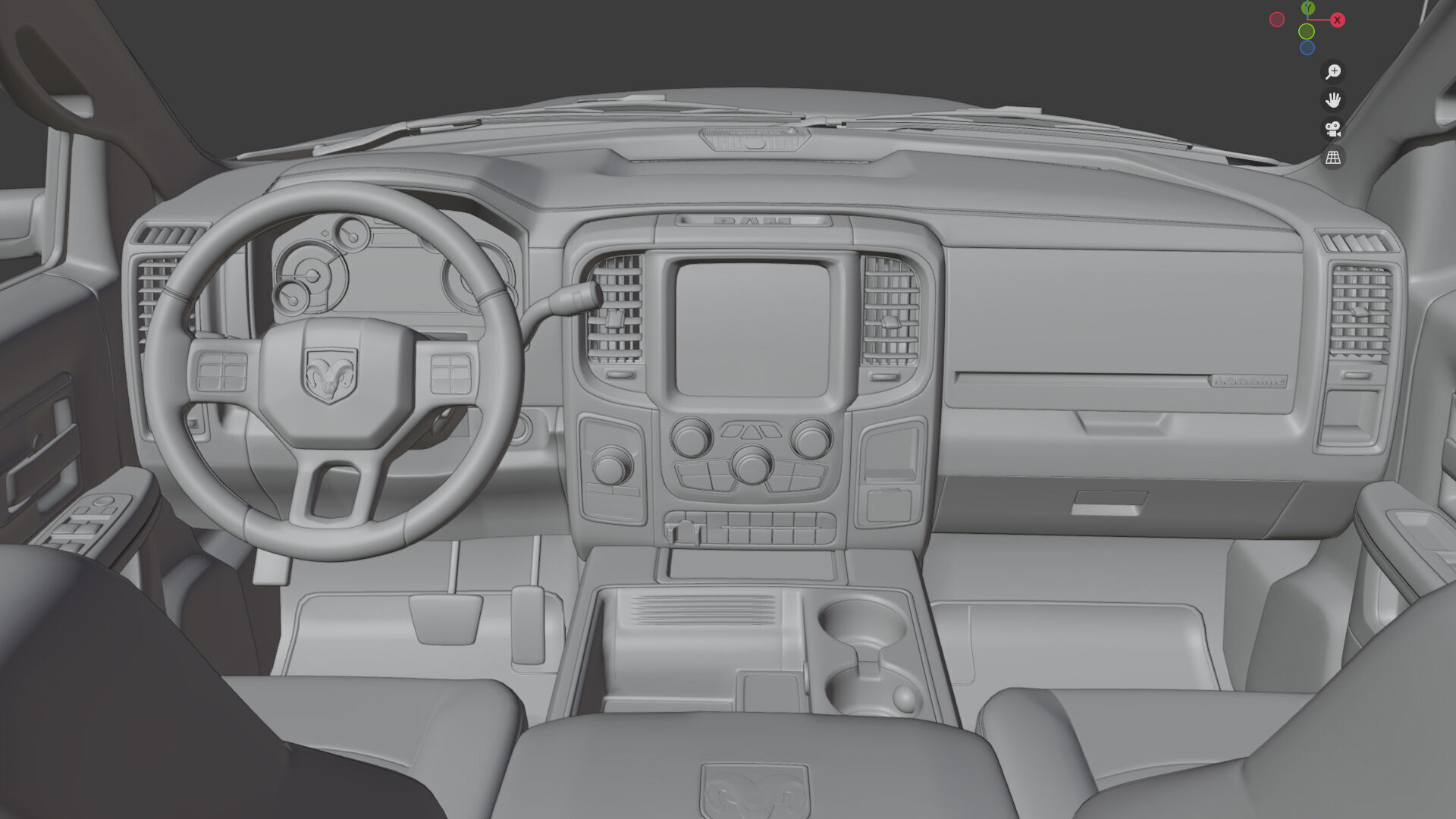 Dodge RAM 2500 Laramie - Complete Model 3D model_31