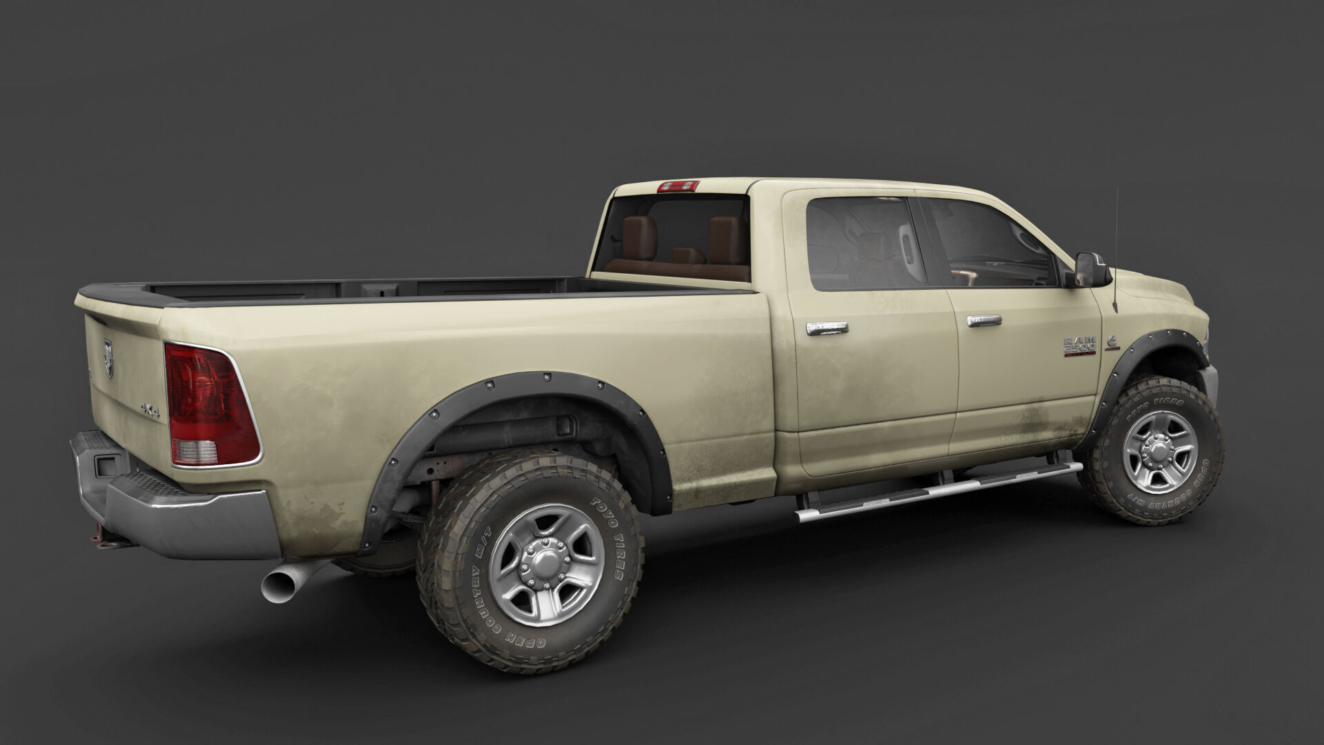Dodge RAM 2500 Laramie - Complete Model 3D model_13