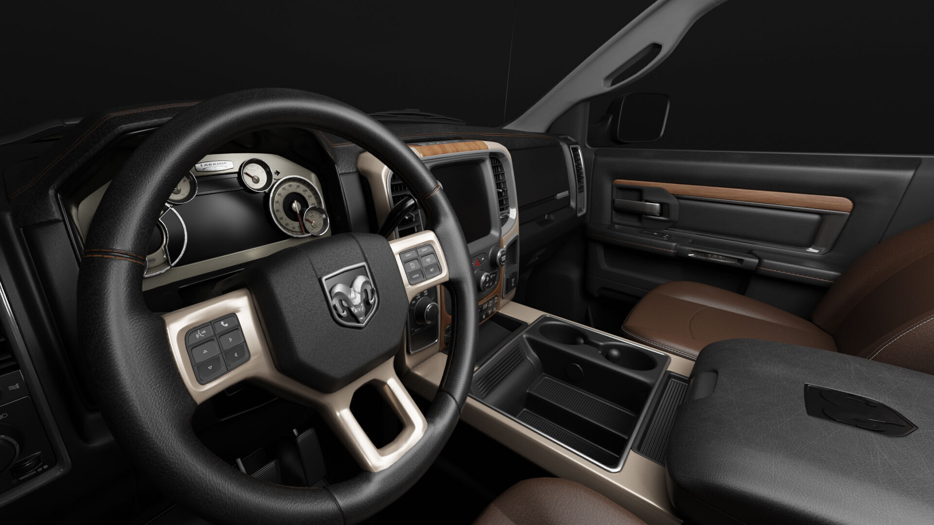 Dodge RAM 2500 Laramie - Complete Model 3D model_29