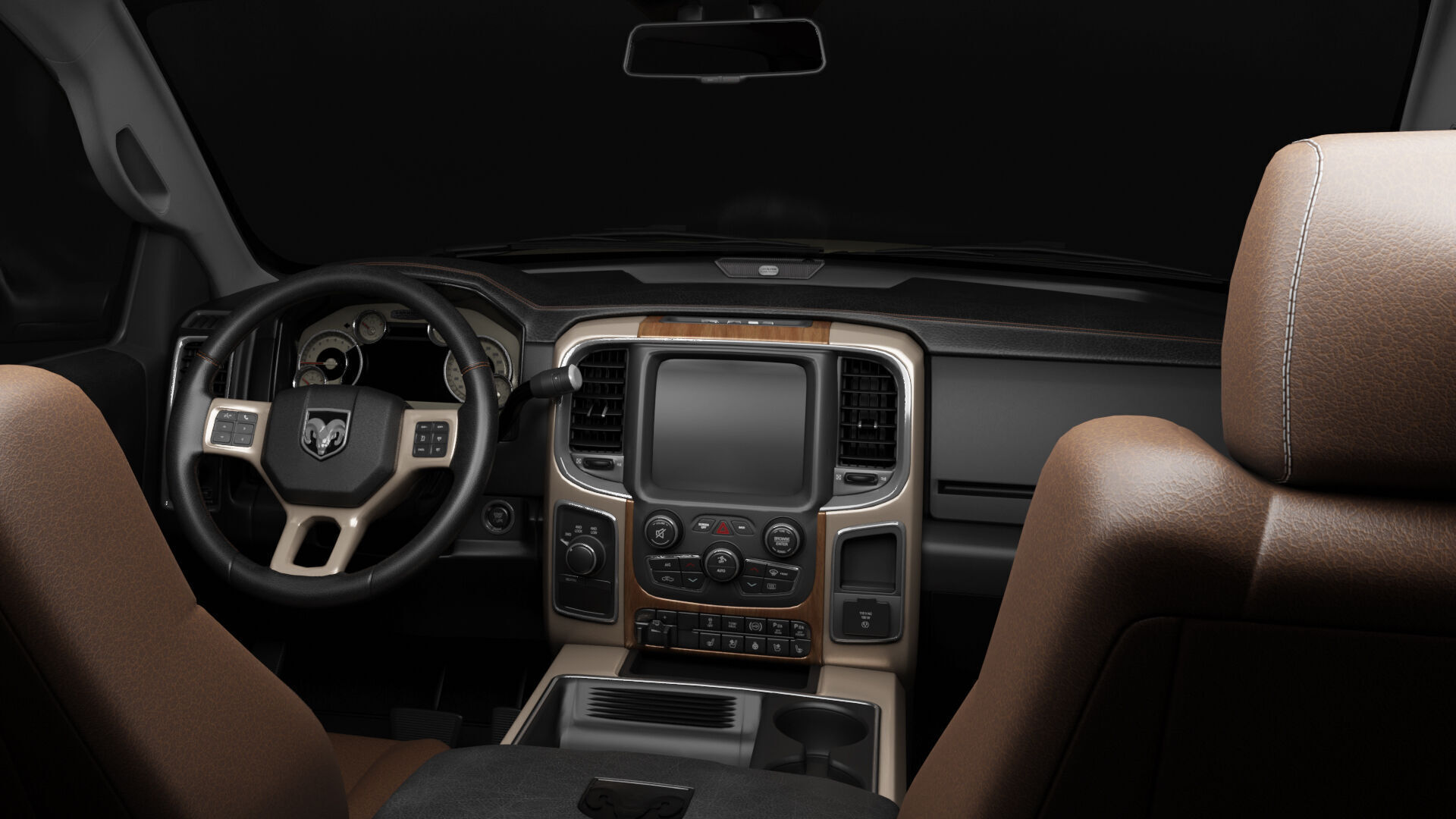 Dodge RAM 2500 Laramie - Complete Model 3D model_16