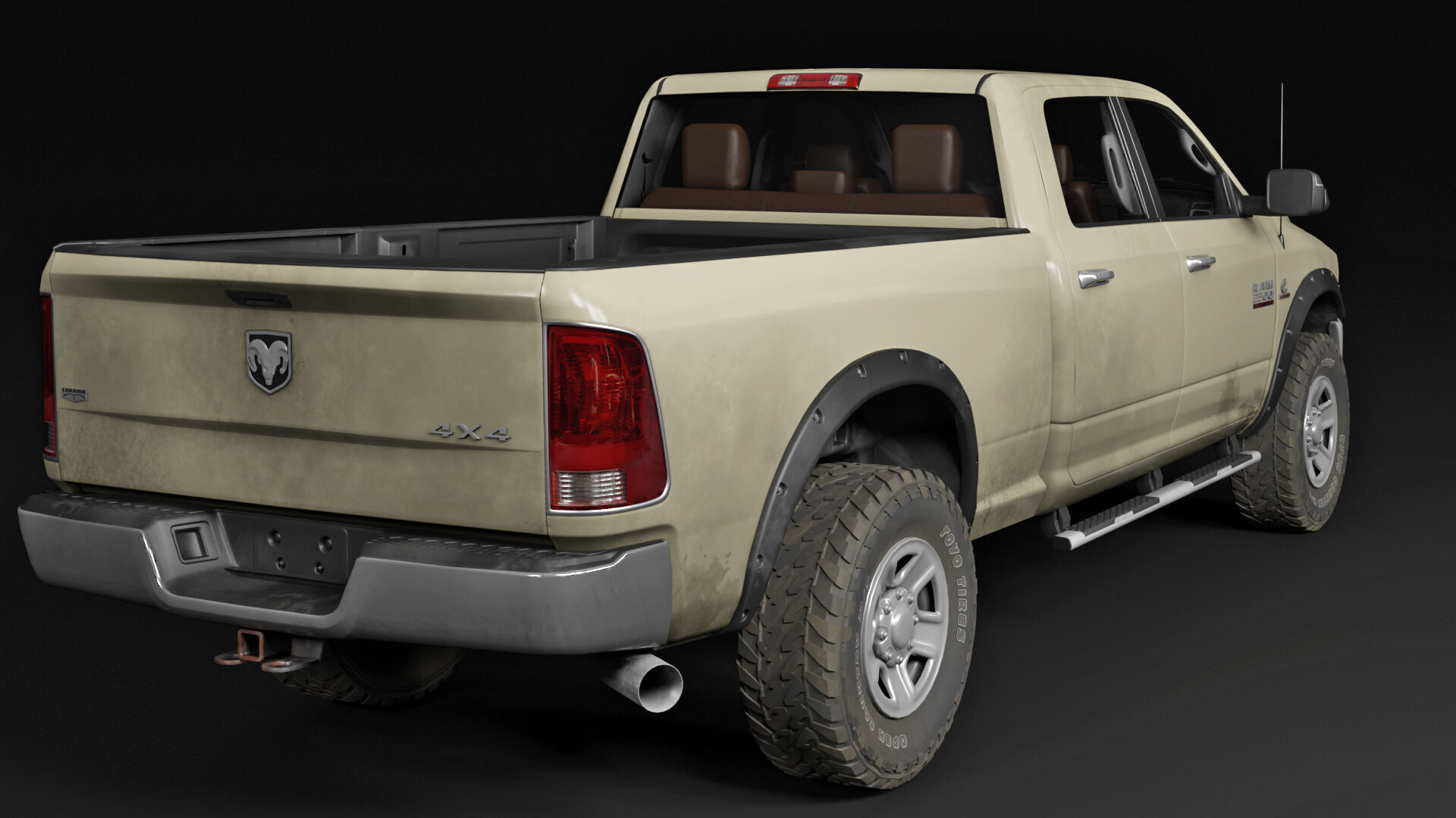 Dodge RAM 2500 Laramie - Complete Model 3D model_6
