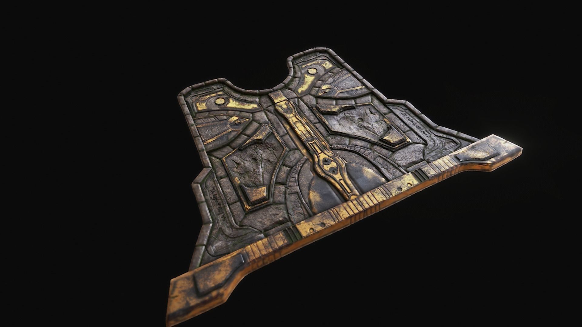 Zealot and Protoss Platform 3D model_24