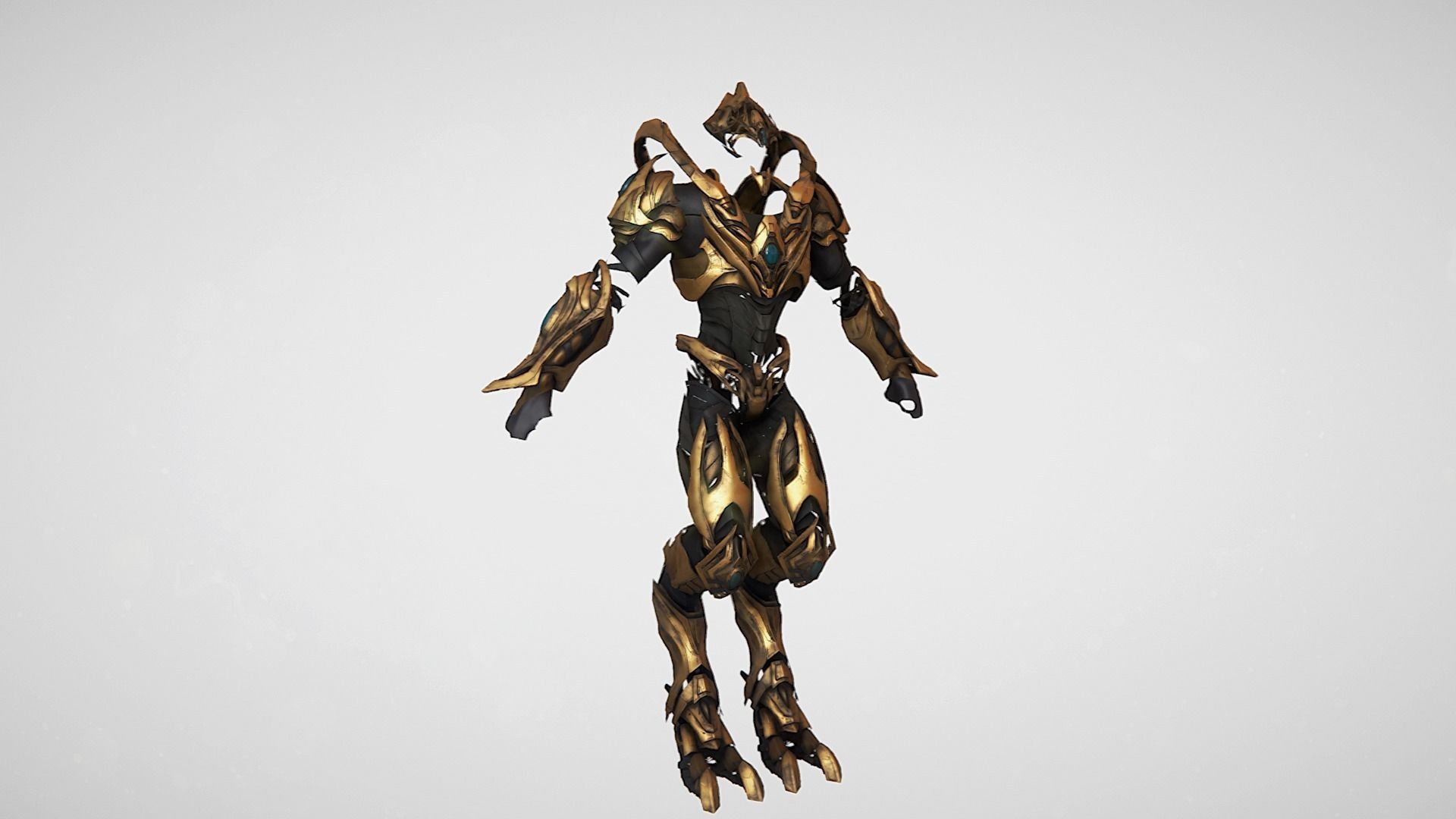 Zealot and Protoss Platform 3D model_37