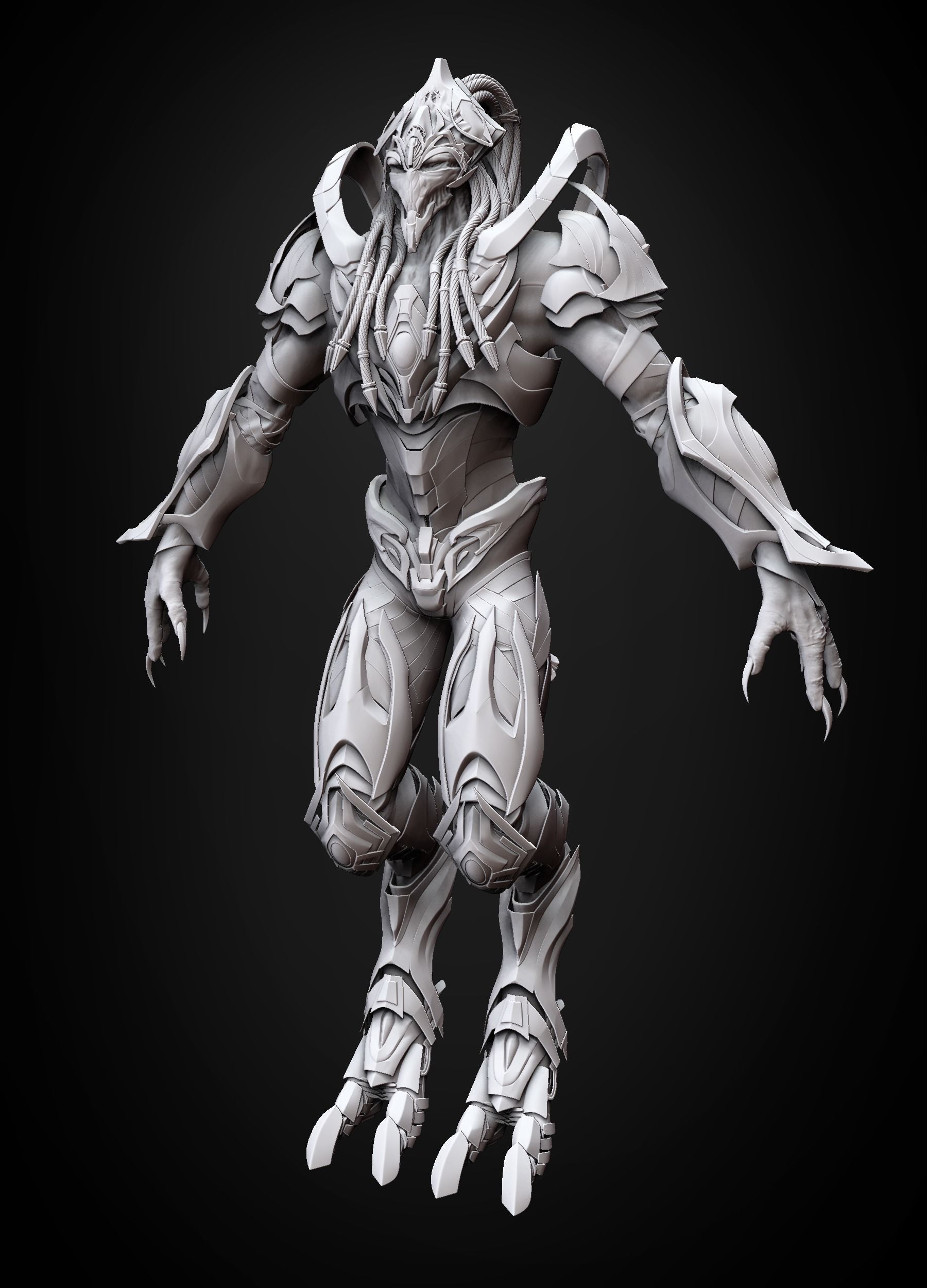 Zealot and Protoss Platform 3D model_16
