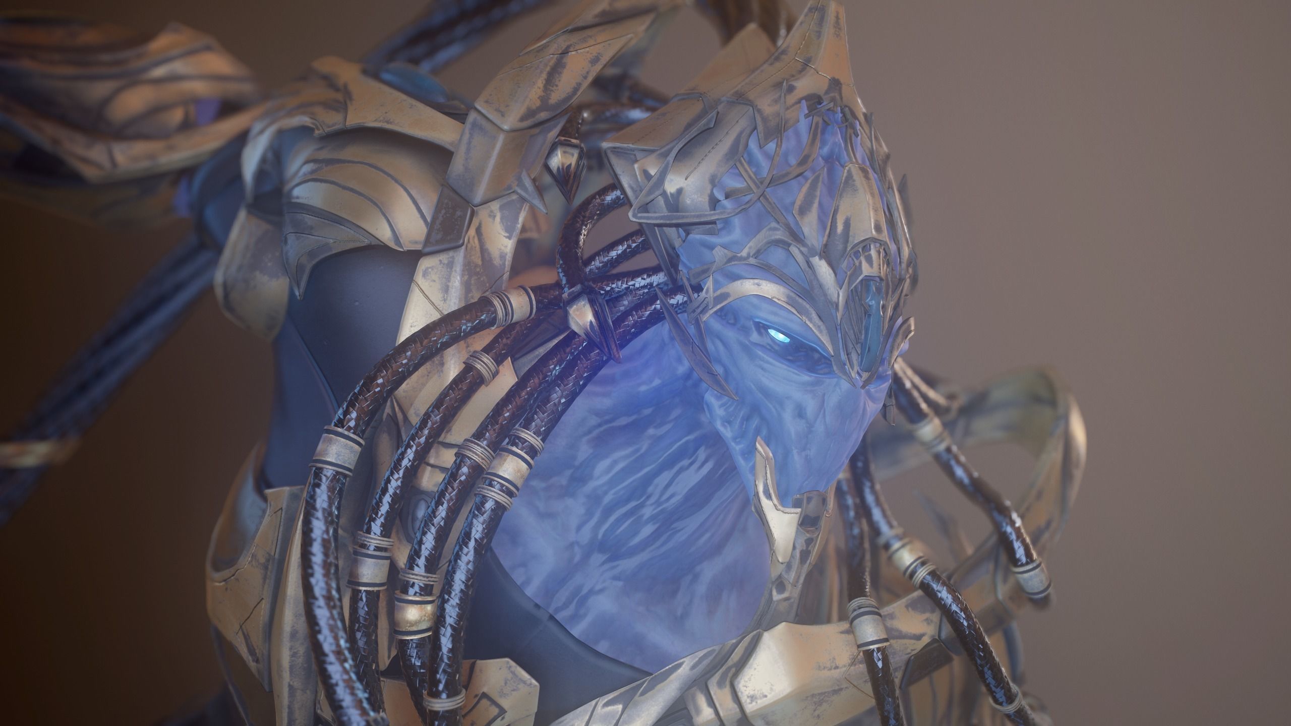 Zealot and Protoss Platform 3D model_7