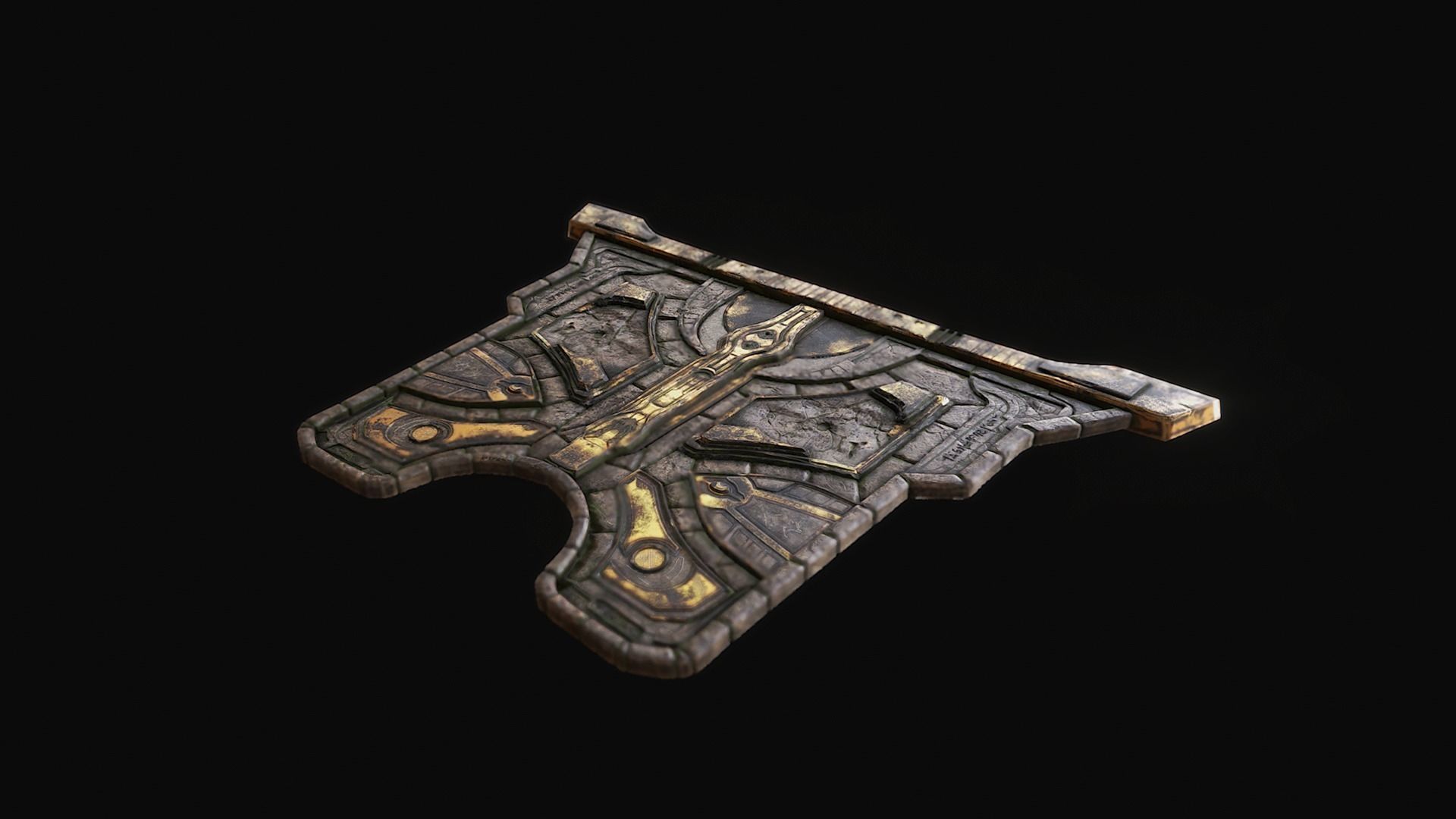 Zealot and Protoss Platform 3D model_22