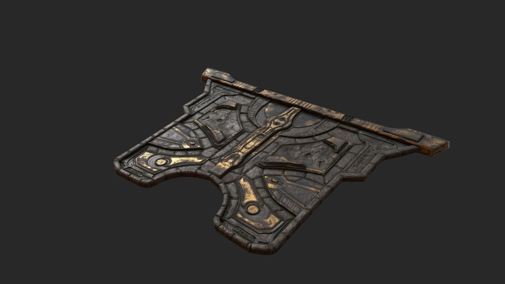 Zealot and Protoss Platform 3D model_25