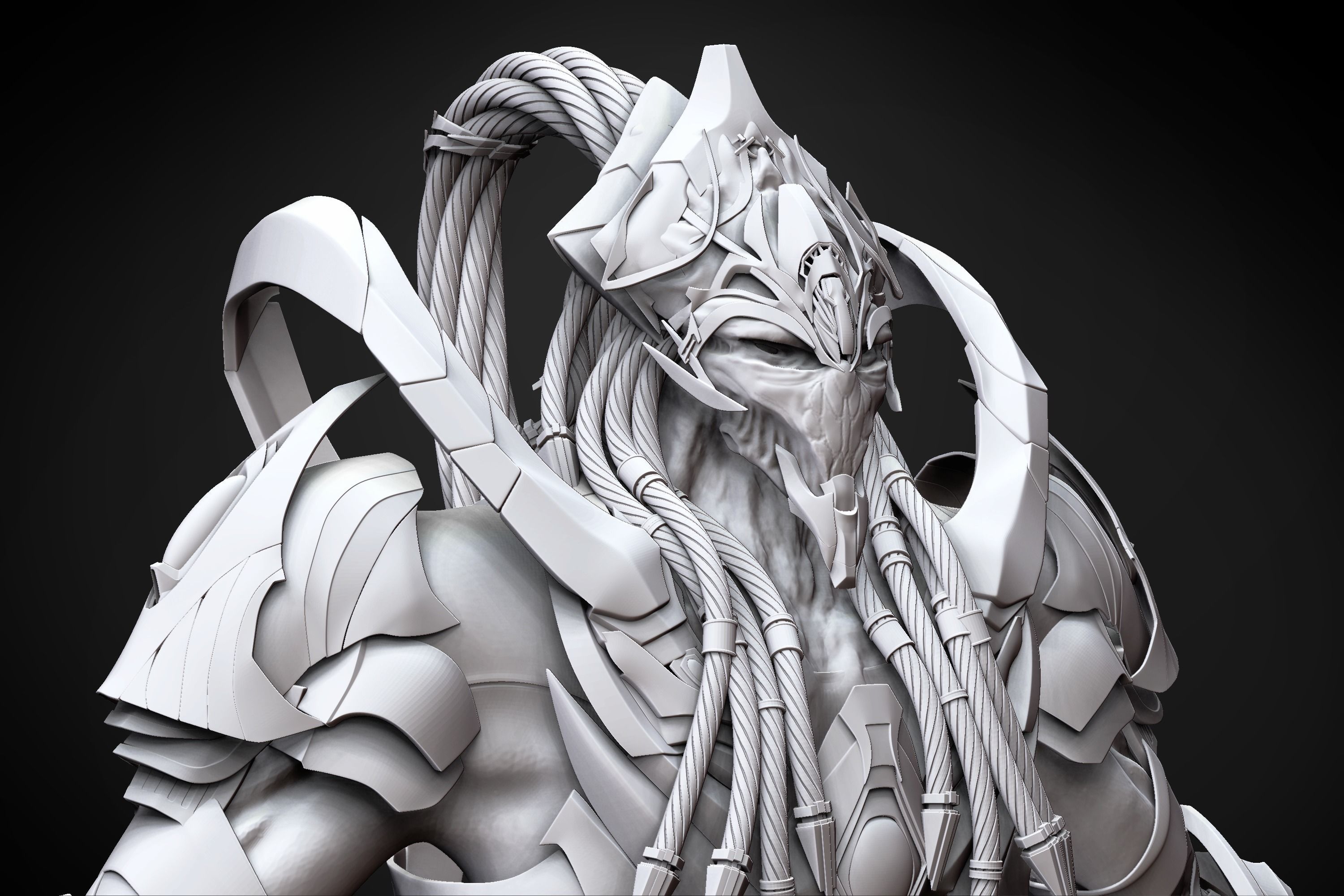 Zealot and Protoss Platform 3D model_14