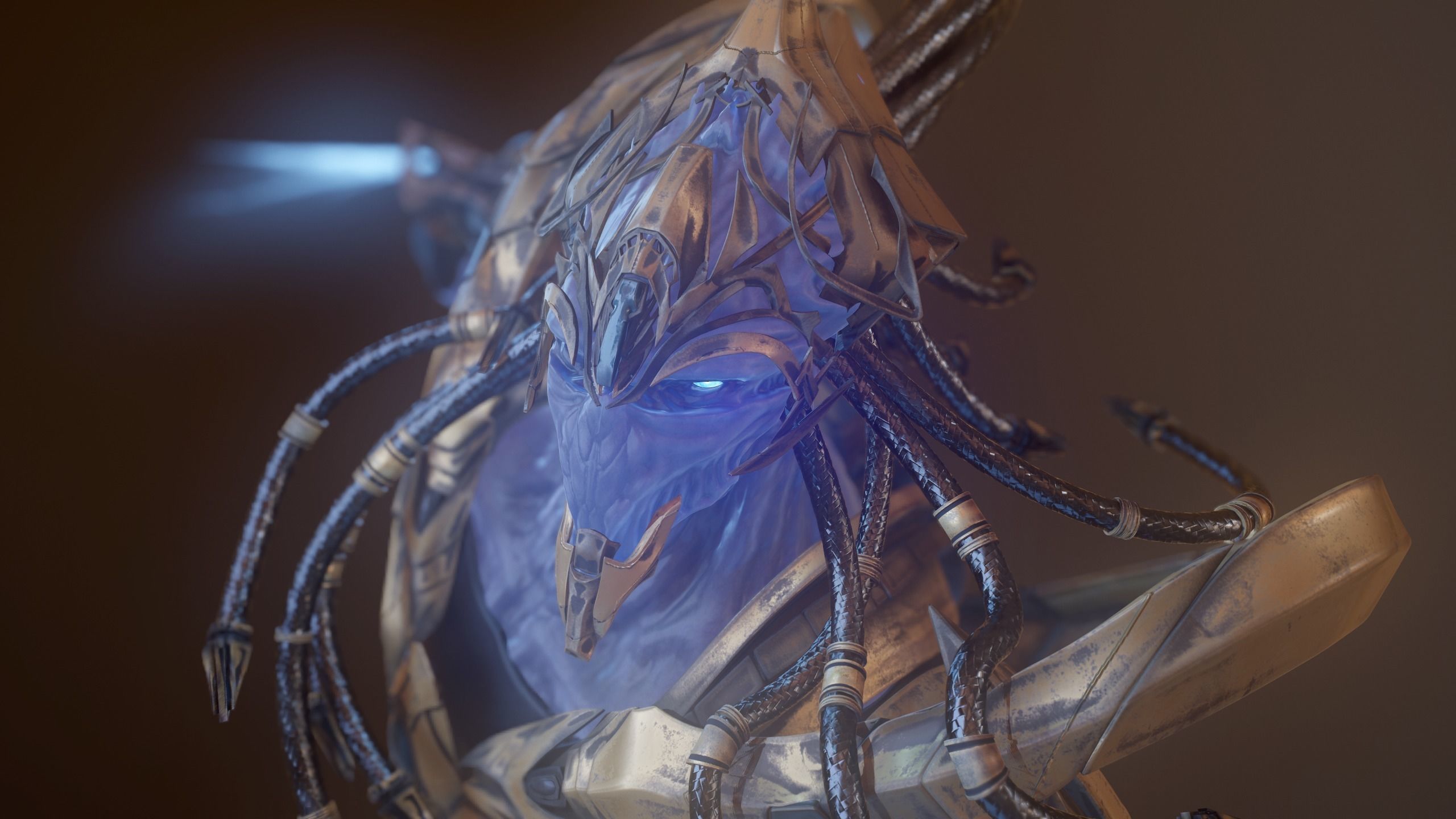 Zealot and Protoss Platform 3D model_6