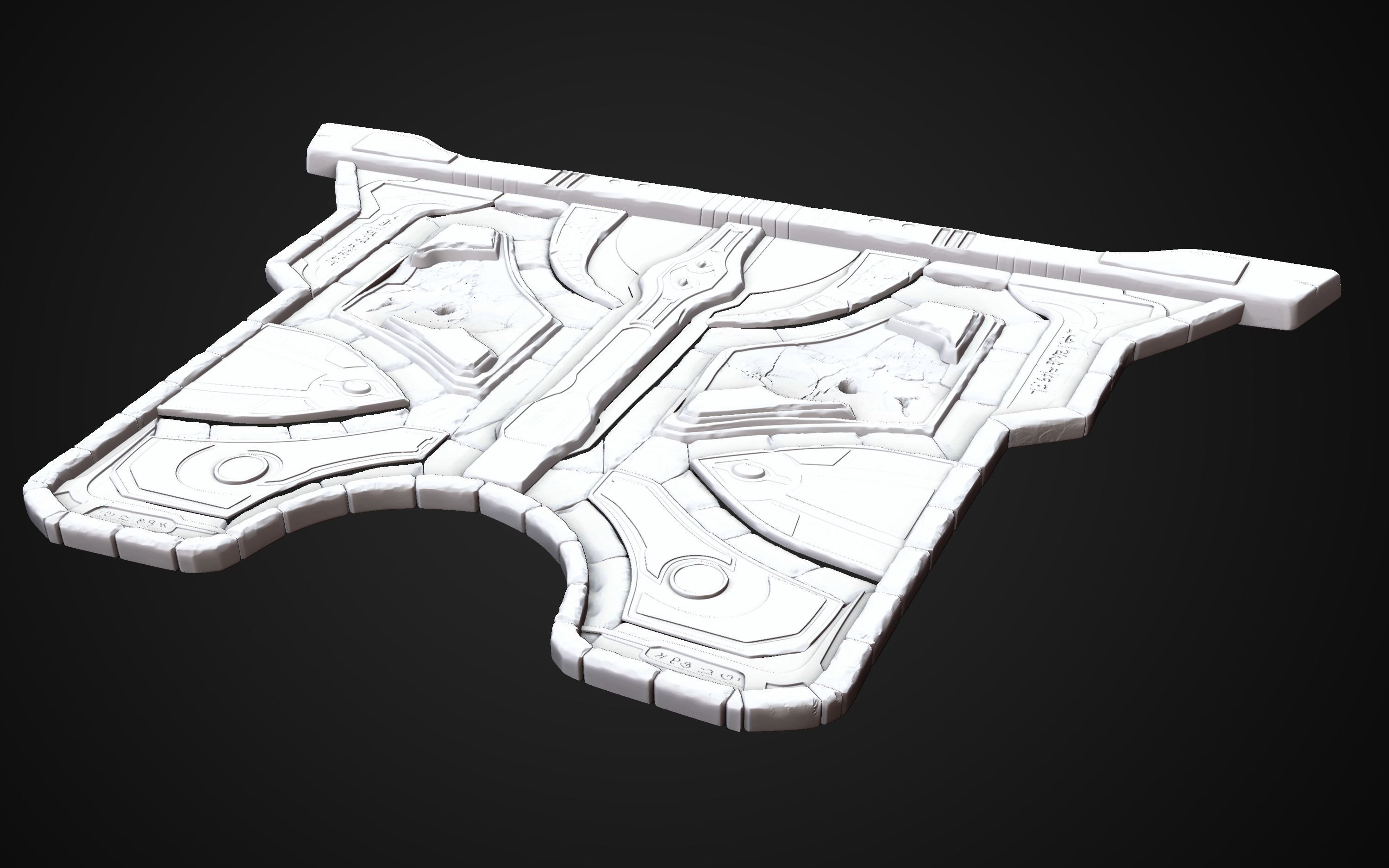 Zealot and Protoss Platform 3D model_21