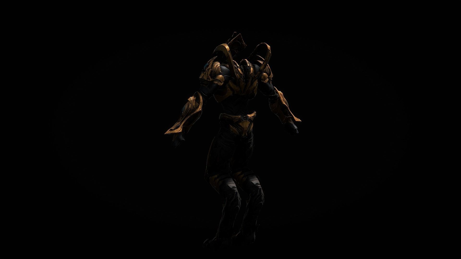 Zealot and Protoss Platform 3D model_36