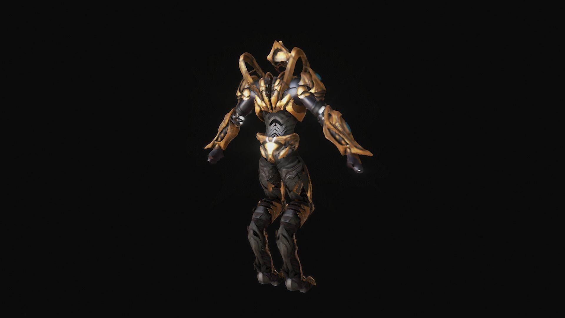 Zealot and Protoss Platform 3D model_42