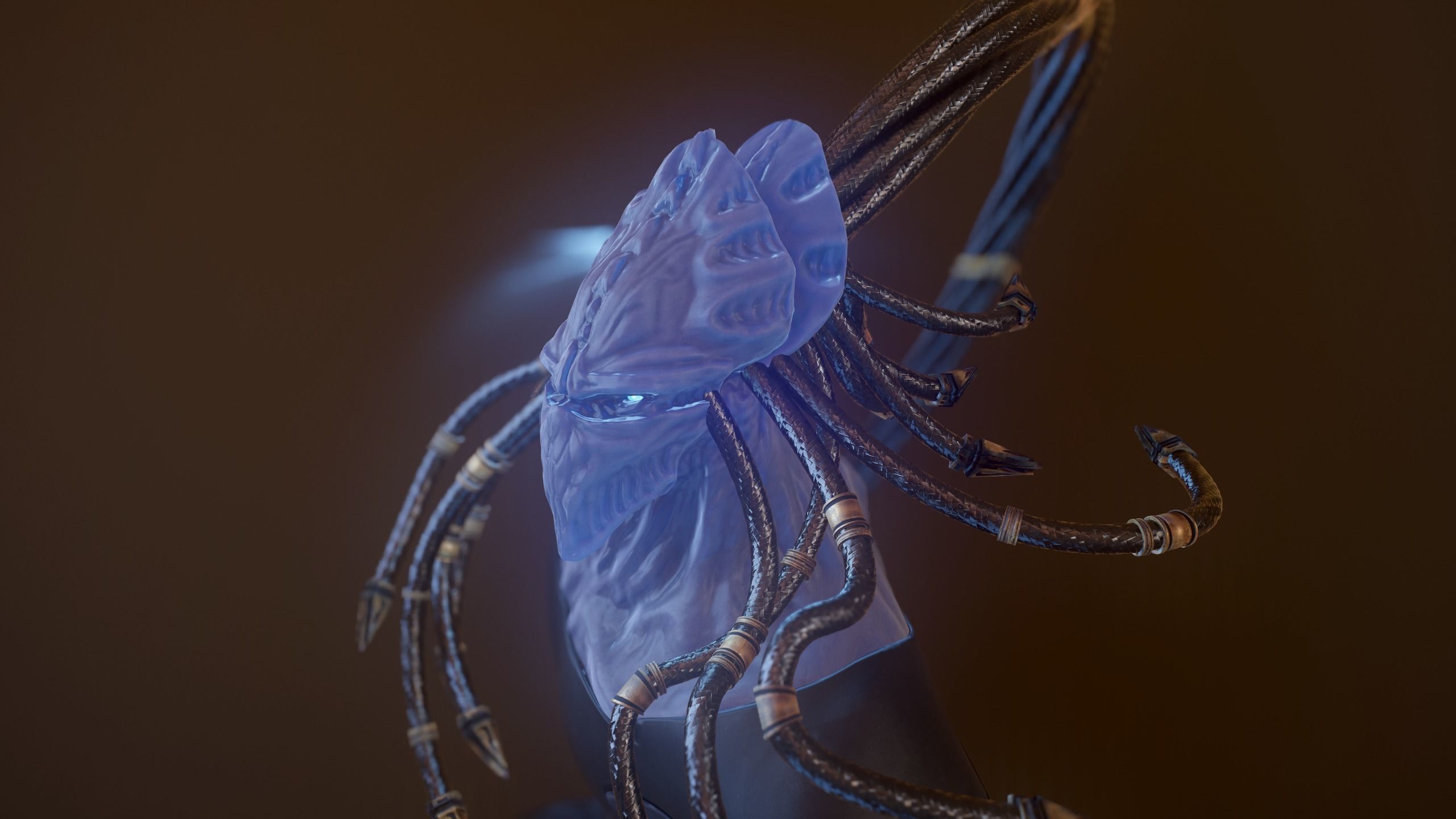 Zealot and Protoss Platform 3D model_9