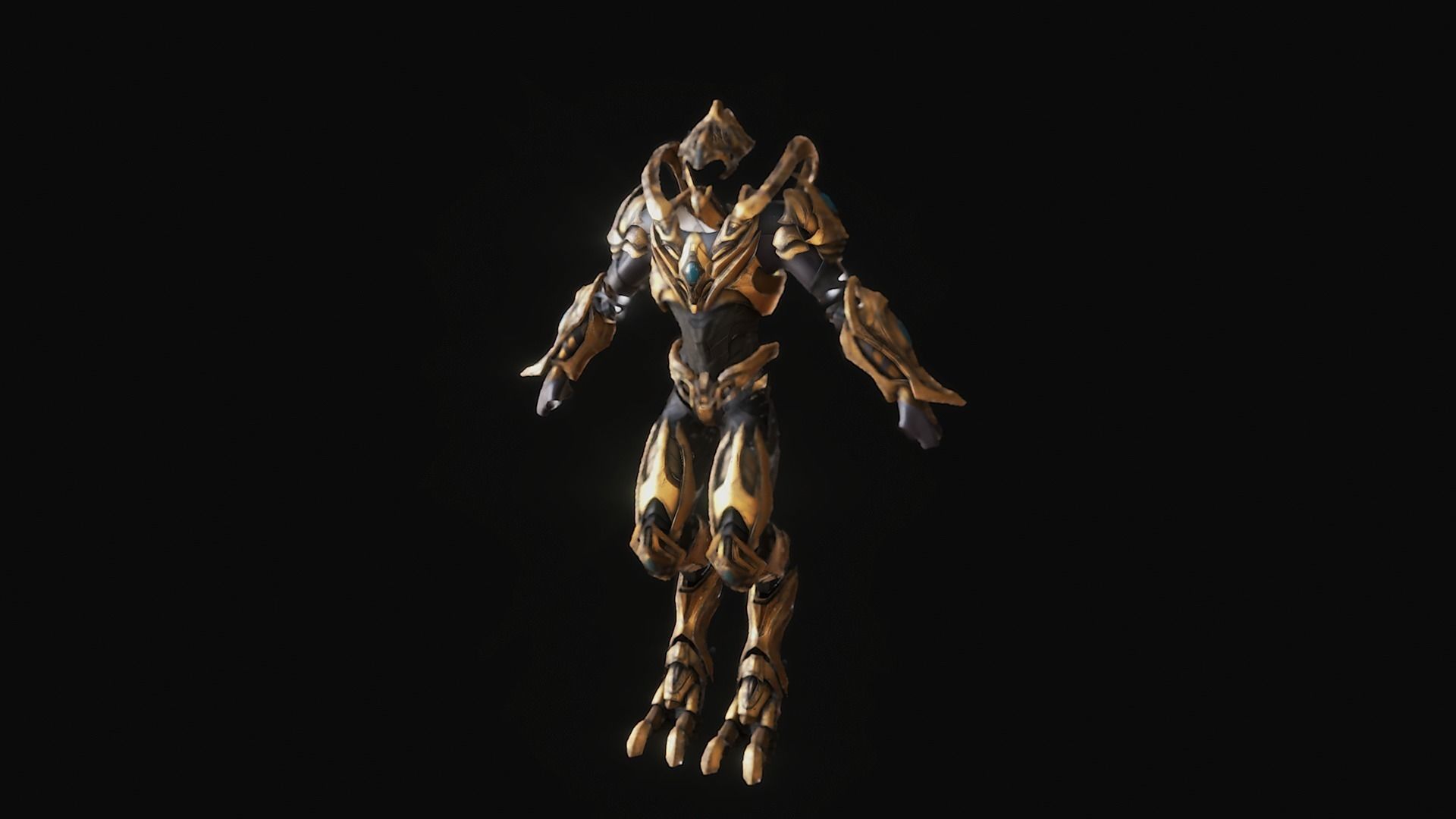 Zealot and Protoss Platform 3D model_34