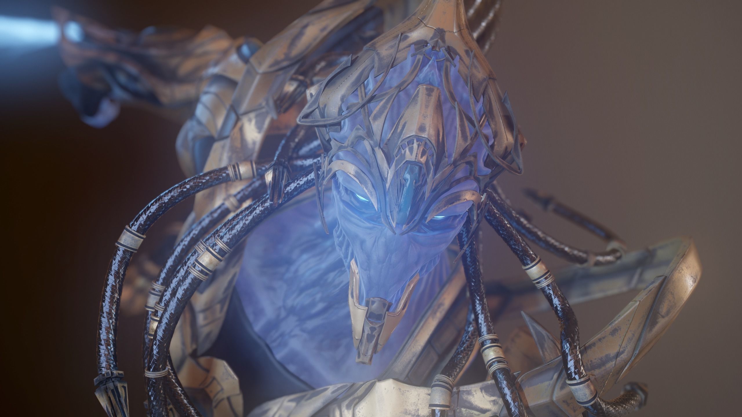 Zealot and Protoss Platform 3D model_0