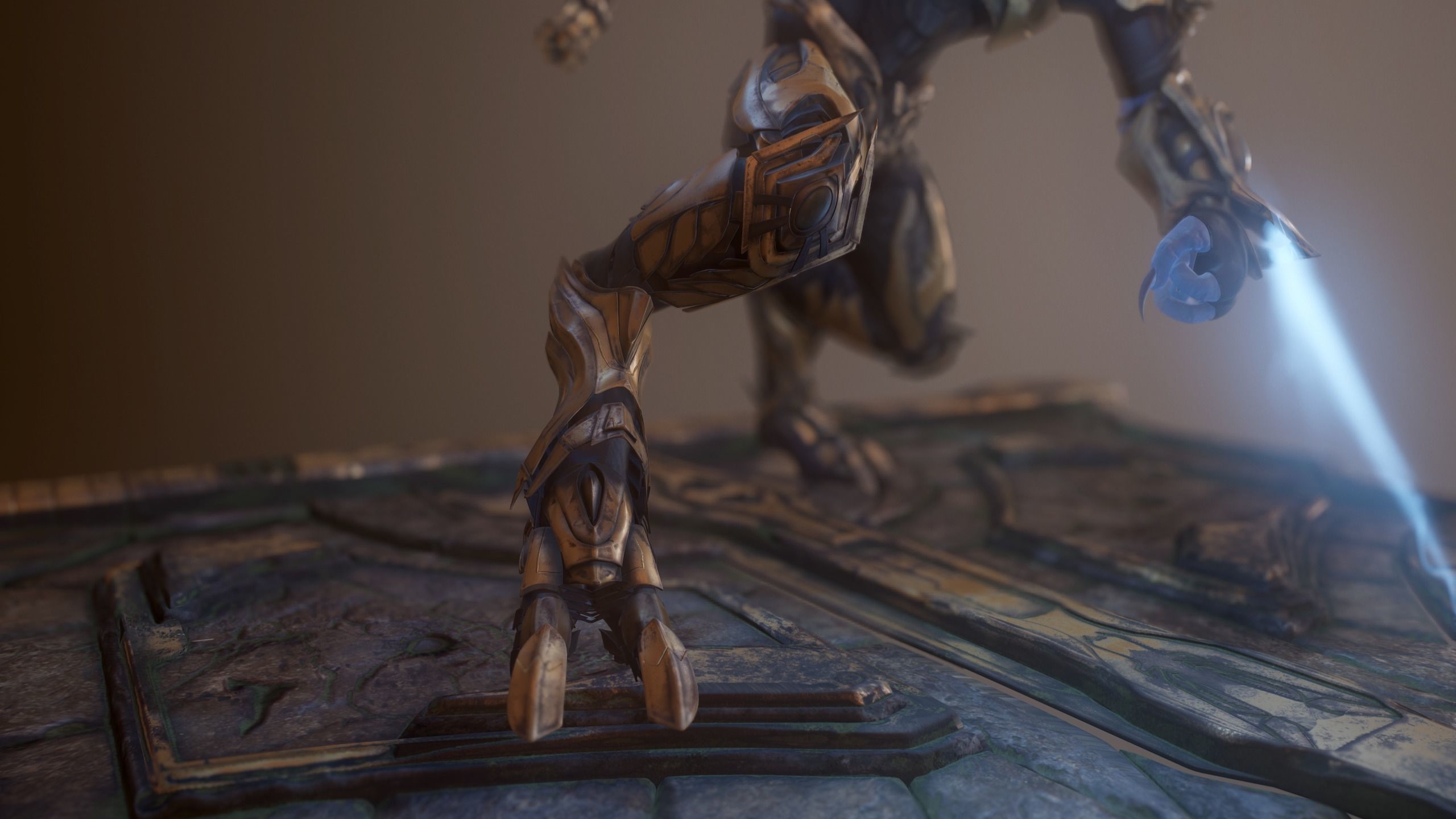 Zealot and Protoss Platform 3D model_12