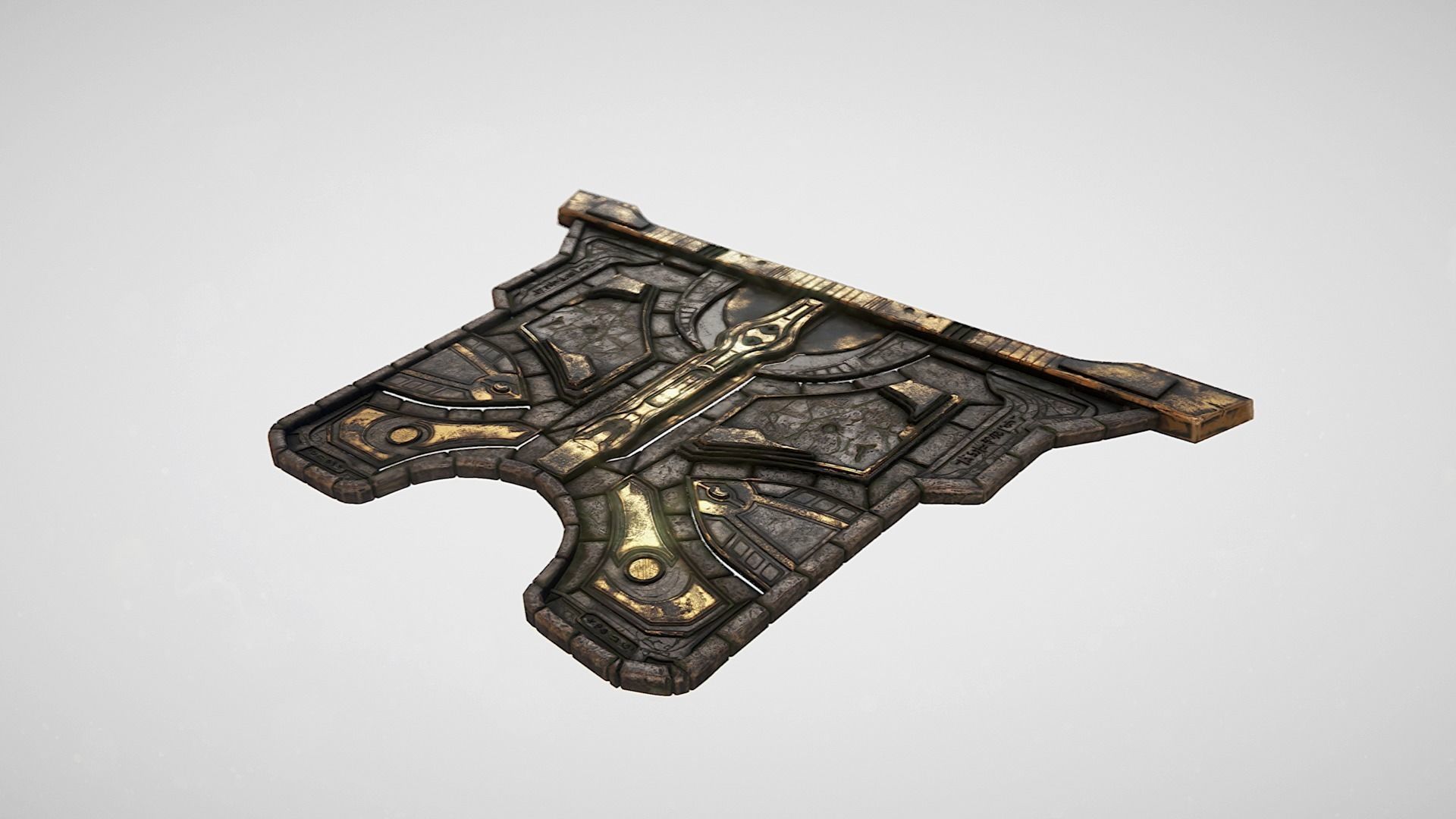 Zealot and Protoss Platform 3D model_23