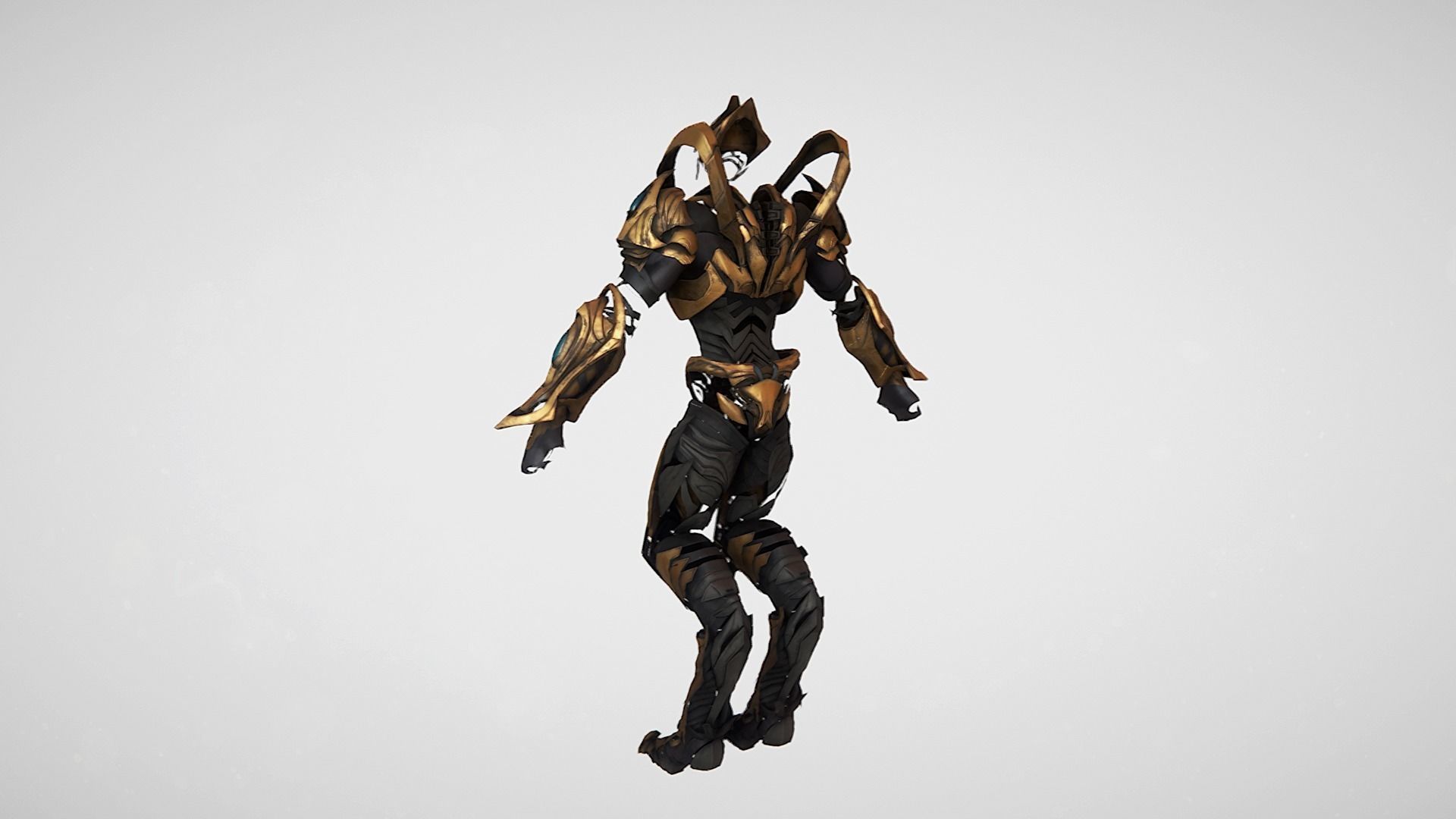 Zealot and Protoss Platform 3D model_41