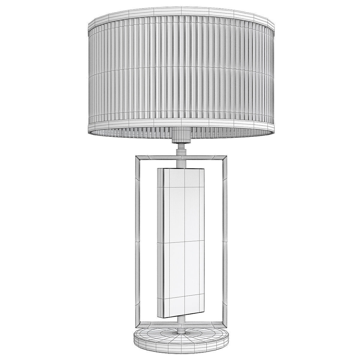 Castro Petra Table Lamp Low-poly 3D model_1