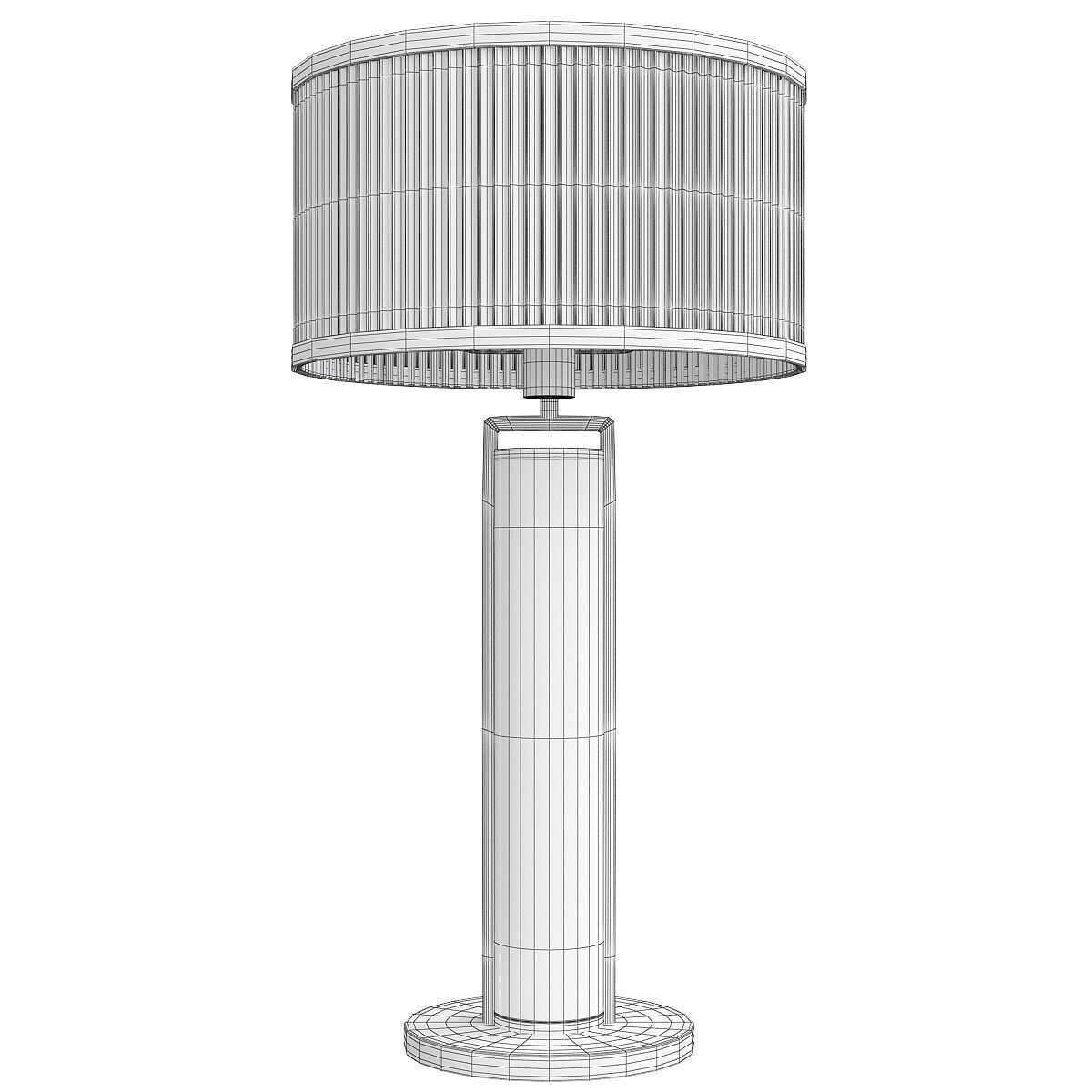  Castro Bauhaus Table Lamp Low-poly 3D model_1