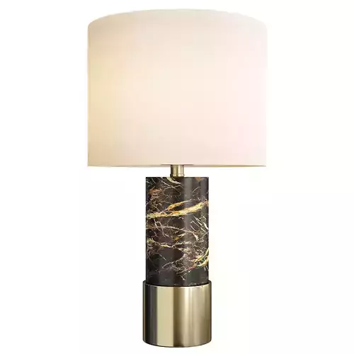 Table Lamp Resin and Metal Base