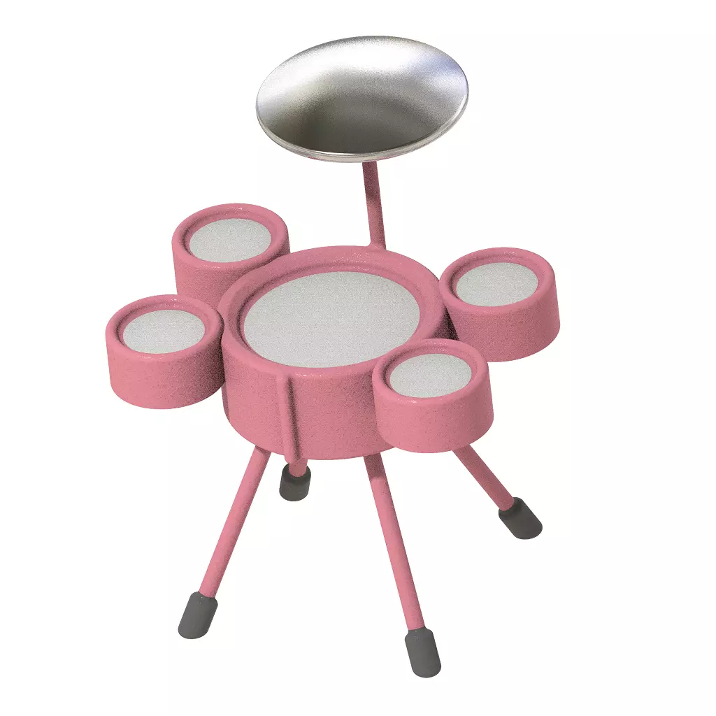 Musical Drum Toy 3D print model_0