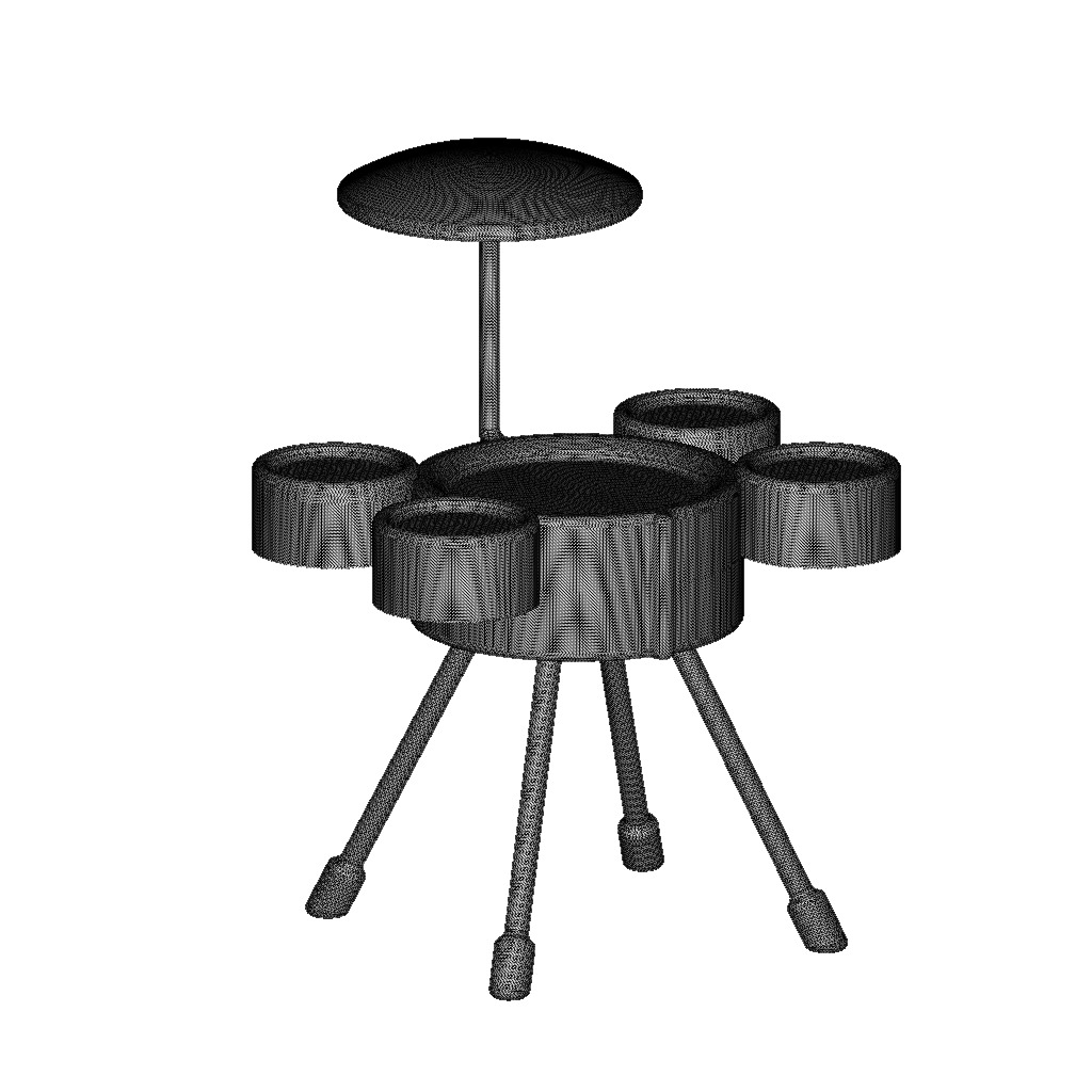 Musical Drum Toy 3D print model_4