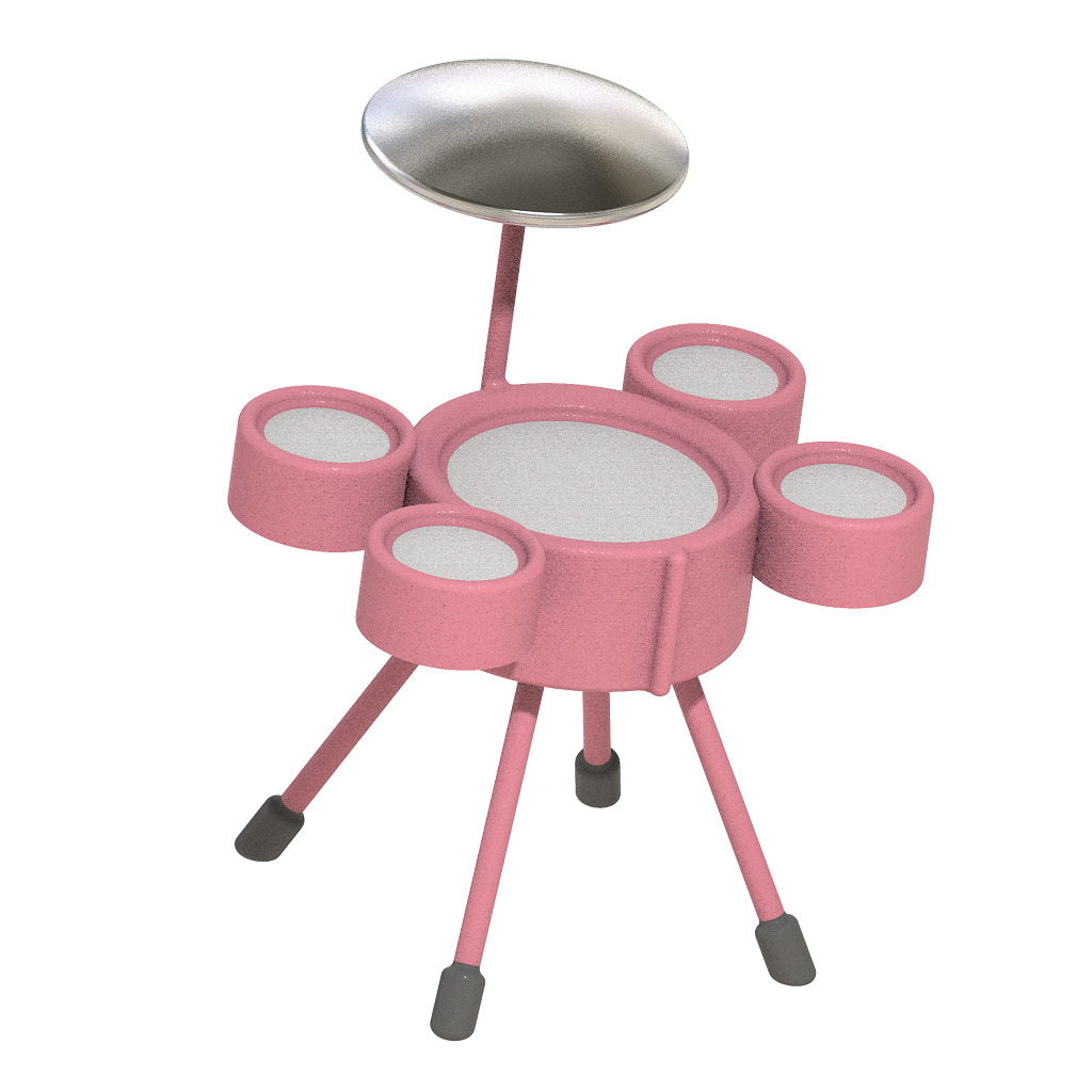 Musical Drum Toy 3D print model_2