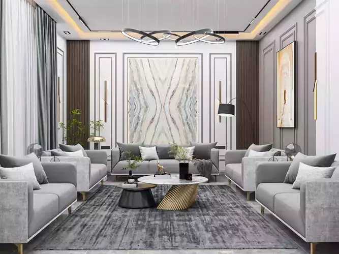 Mens council majlis 3D model