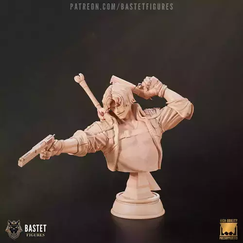 Dante Bust I Devil May Cry 3D print model