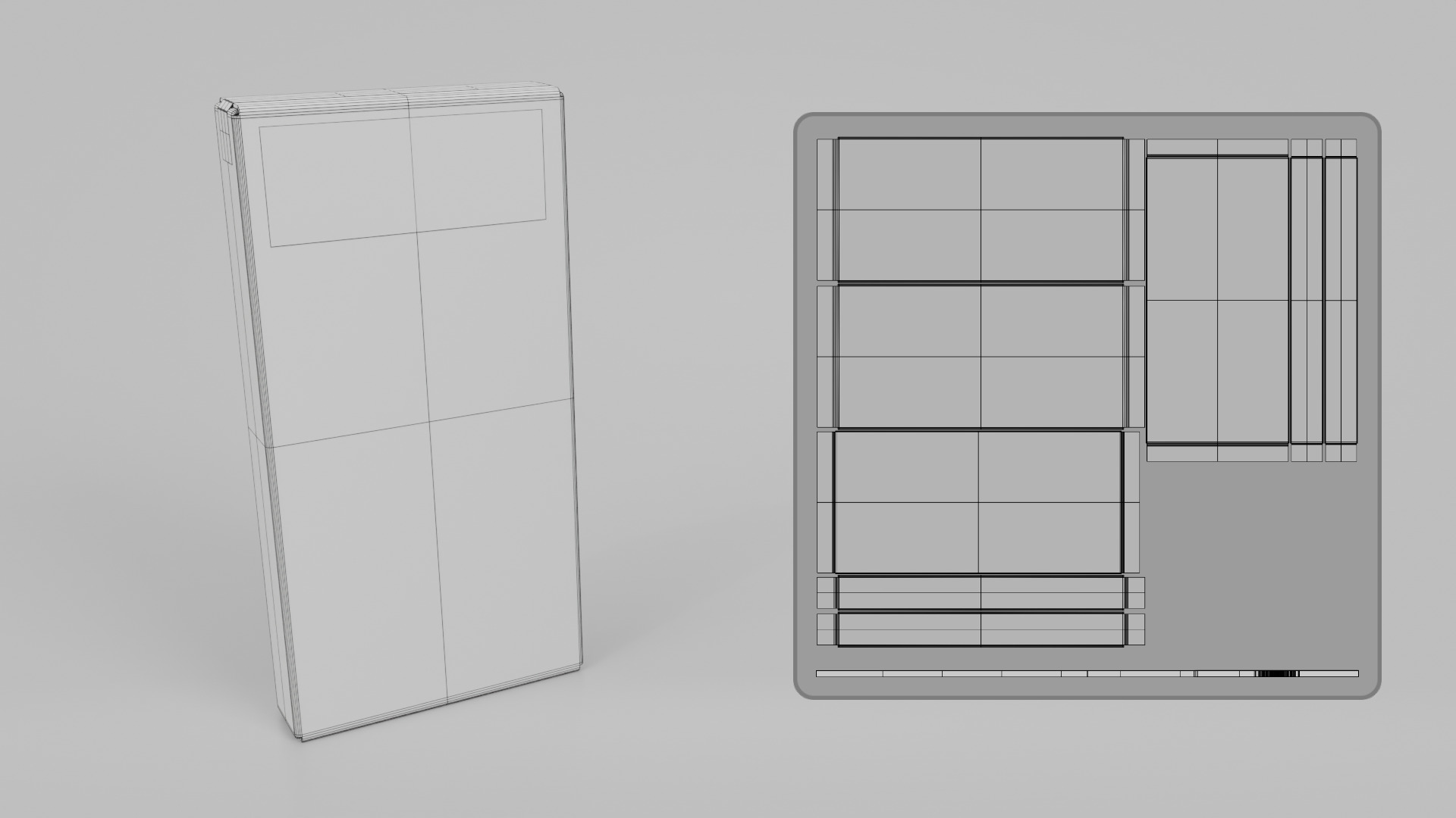 Cardboard Box R-024 - Rigged and Customizable Low-poly 3D model_14