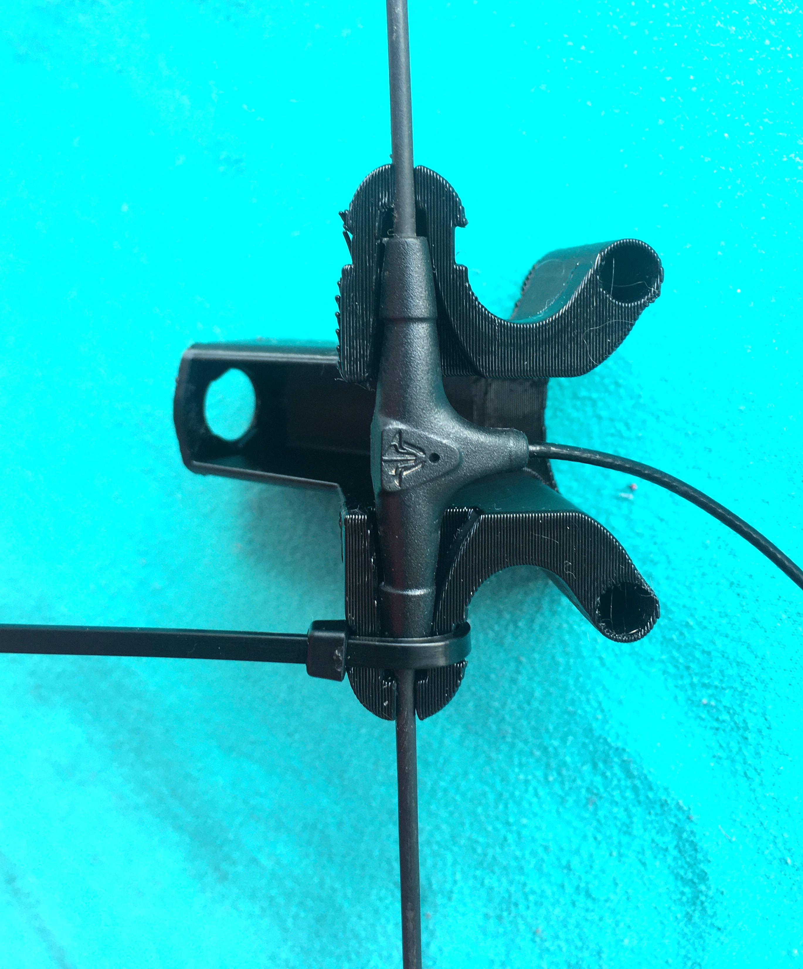 Apex HDFPV drone antenna holder mount SMA ELRS TBS STL 3D print model_8